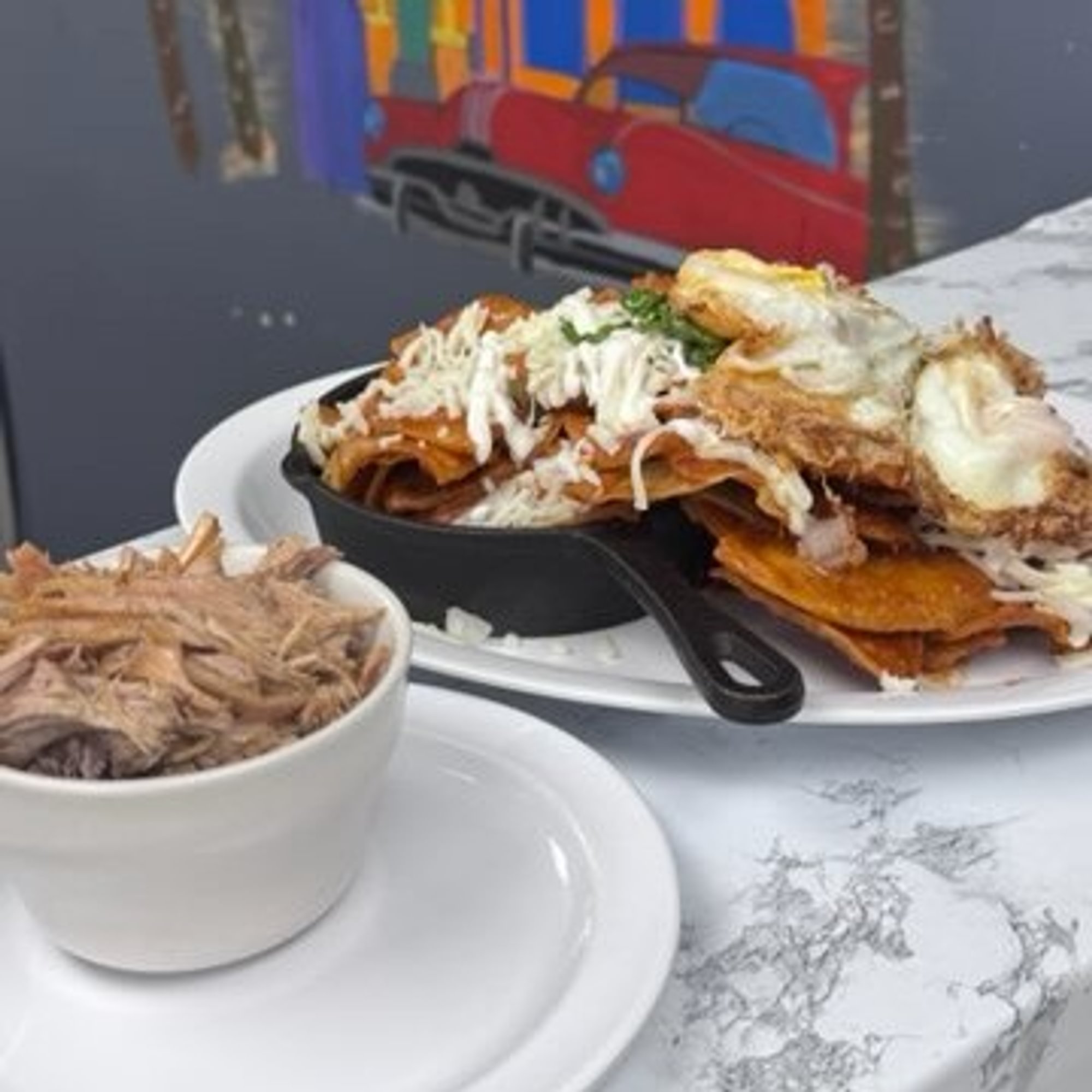 Chilaquiles with Two Eggs Any Style
