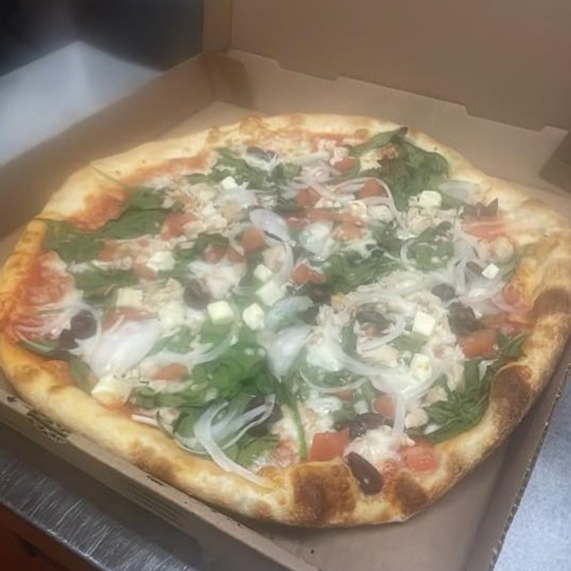 Greek Chicken Pizza