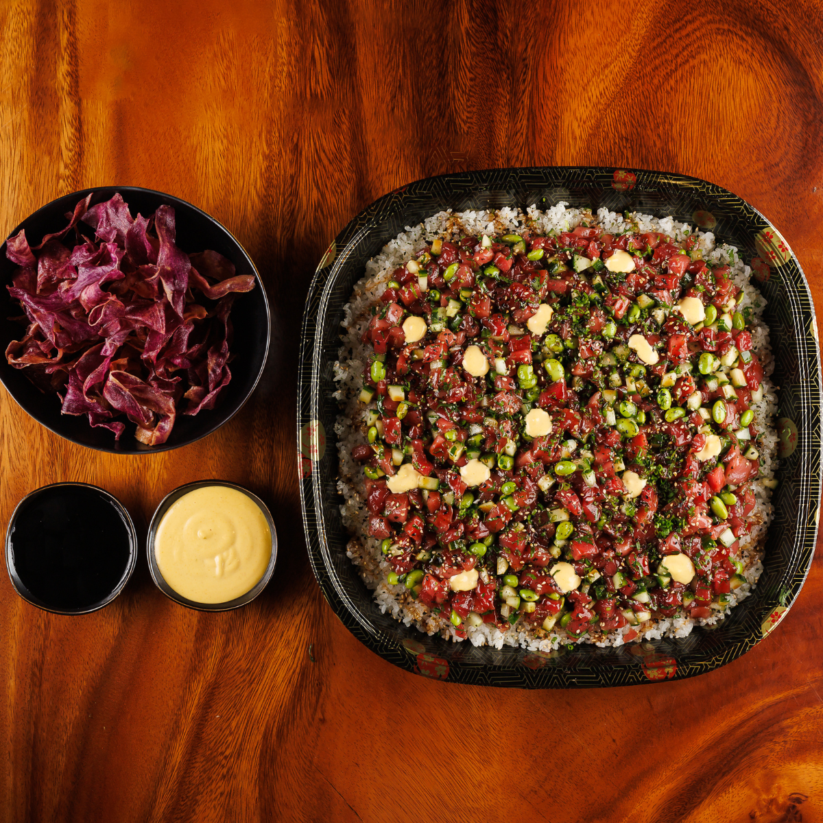 Tuna Poke Platter