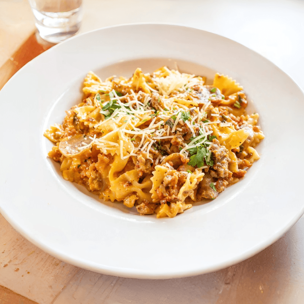 Meat Lovers Farfalle Pasta