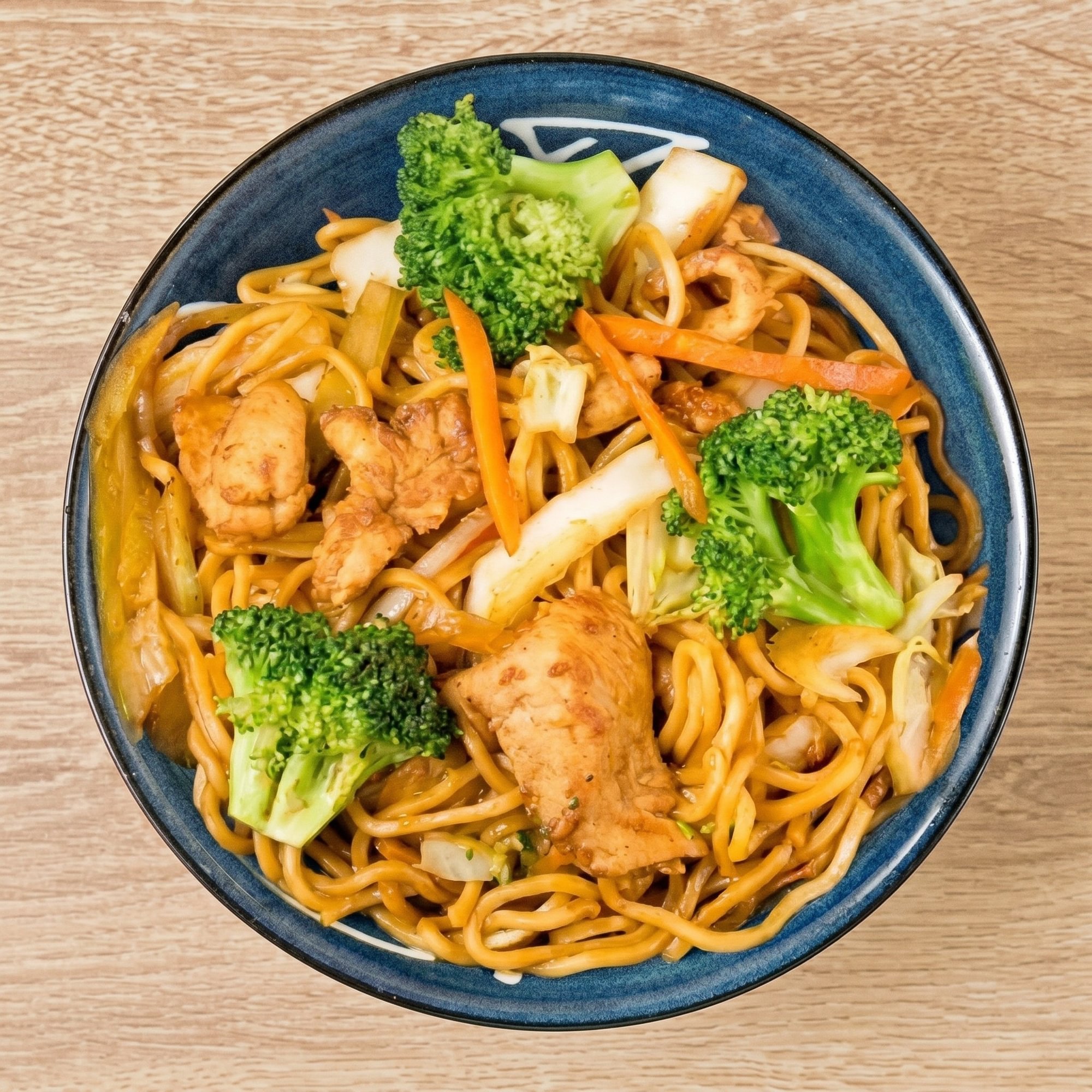 Chicken Pan Fried Lo Mein Noodle