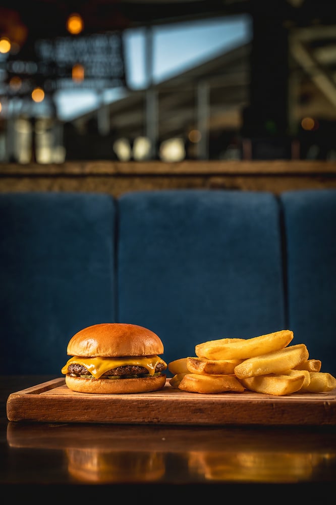 Kids Cheeseburger and Fries