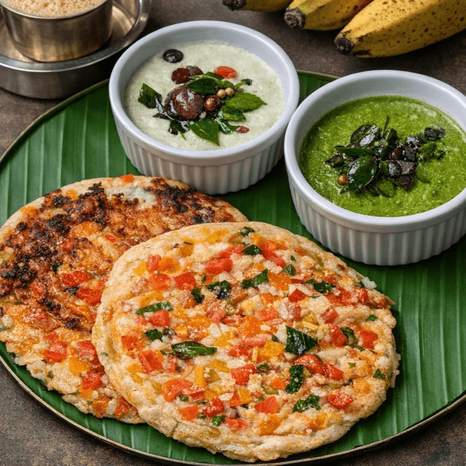 Mixed Vegetable Uthappam
