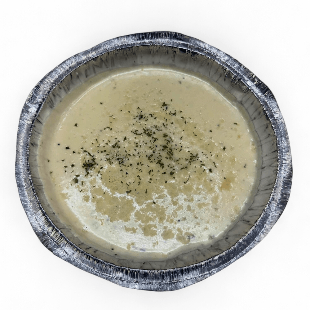 Pan of Homemade Alfredo Sauce