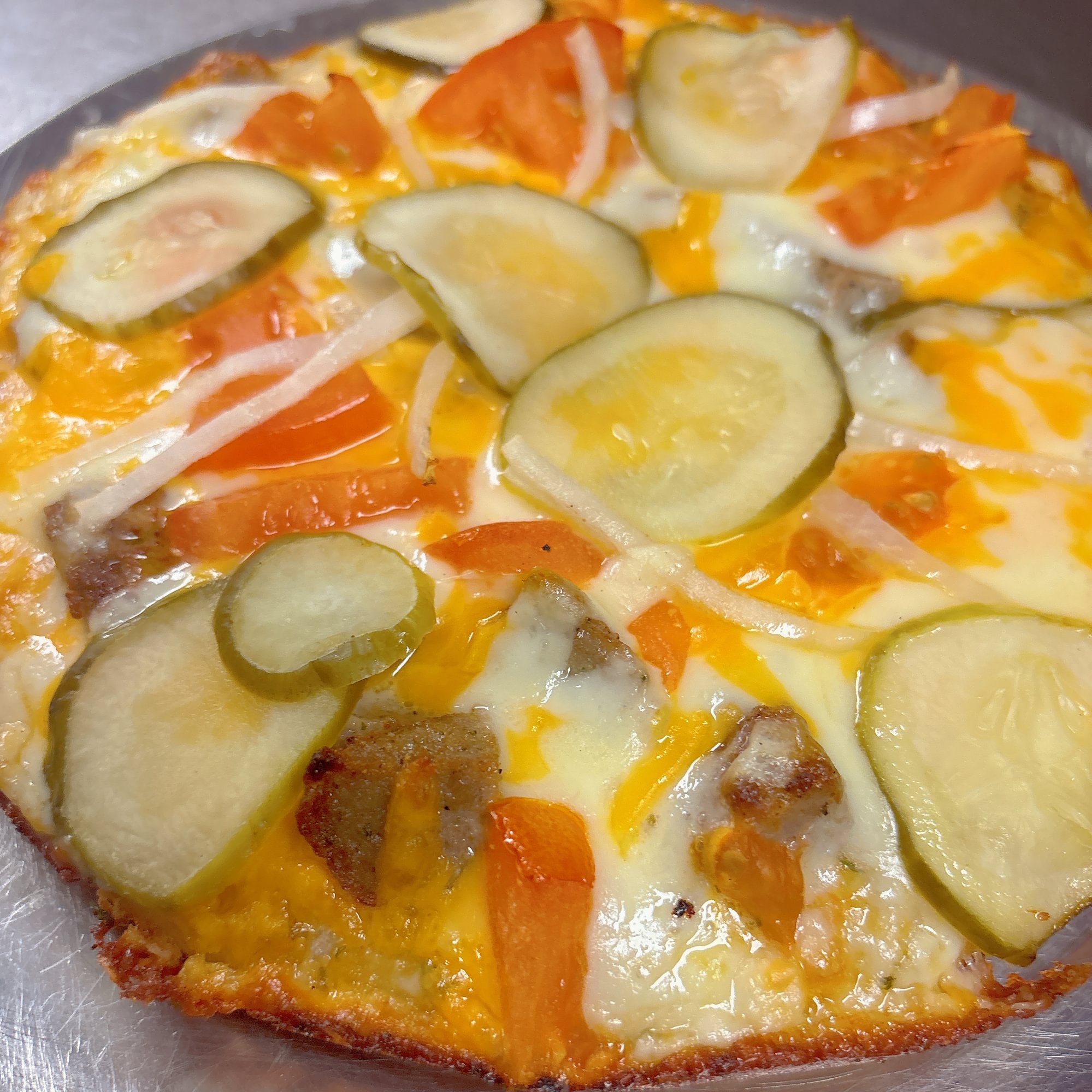 Cheeseburger Pizza