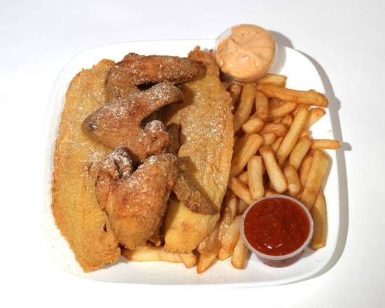 Catfish Wings Platter