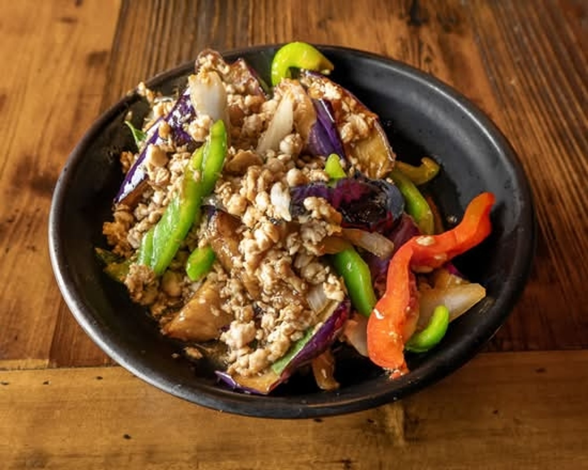 Dinner Spicy Eggplant Stir-Fry