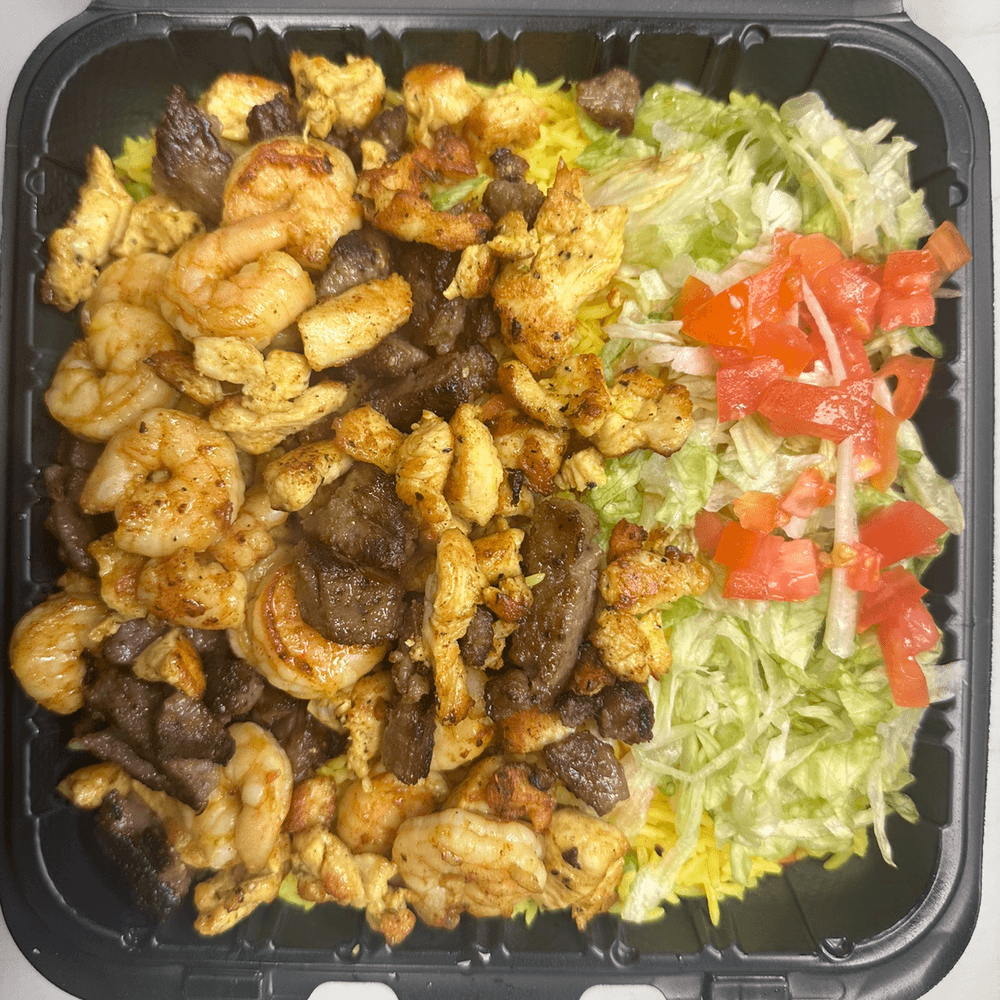 Mix Of Three Over Rice