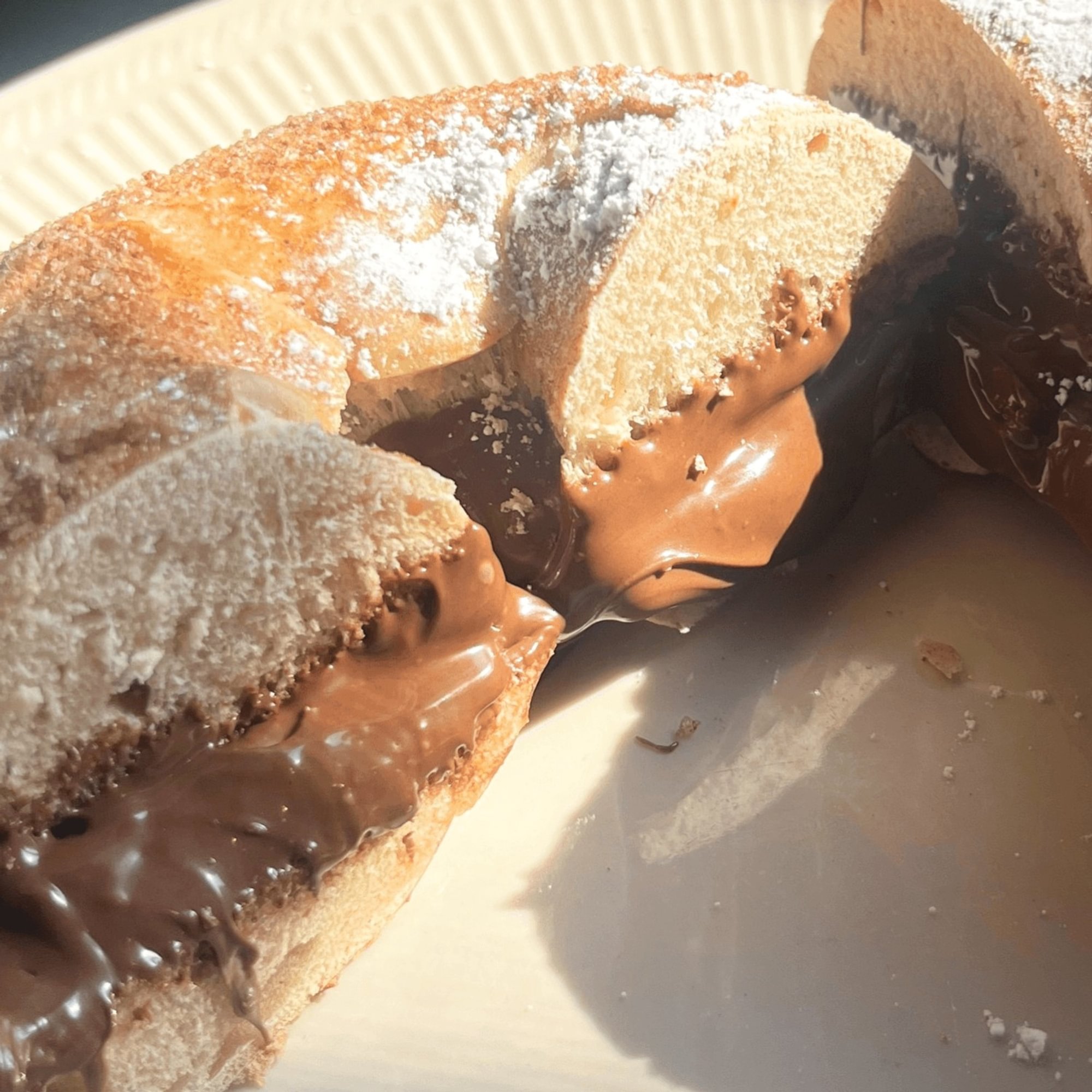 Mini bagel with Nutella