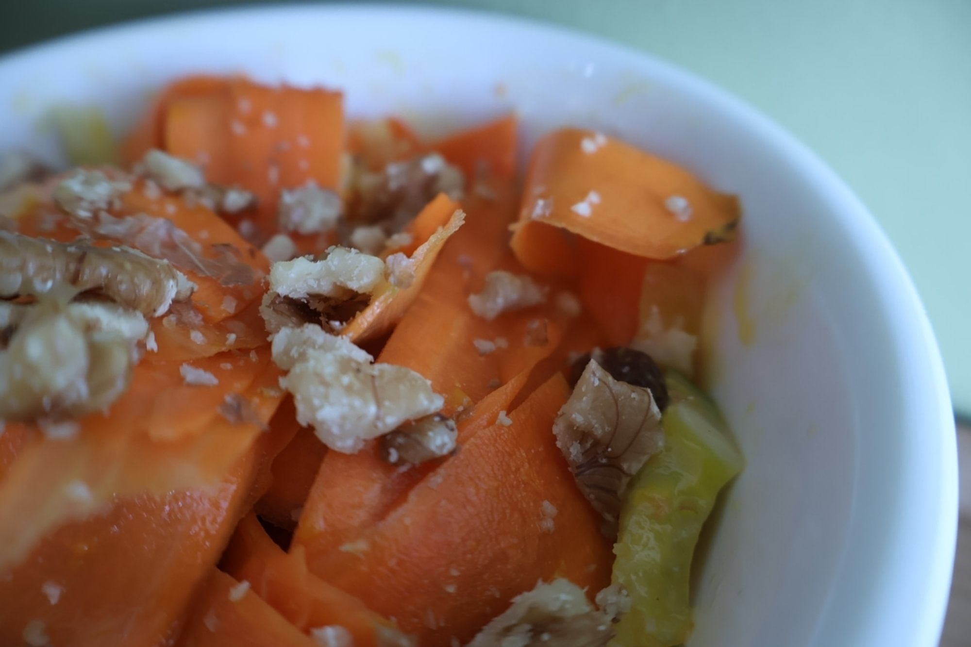 Carrot Fennel Raisin Salad