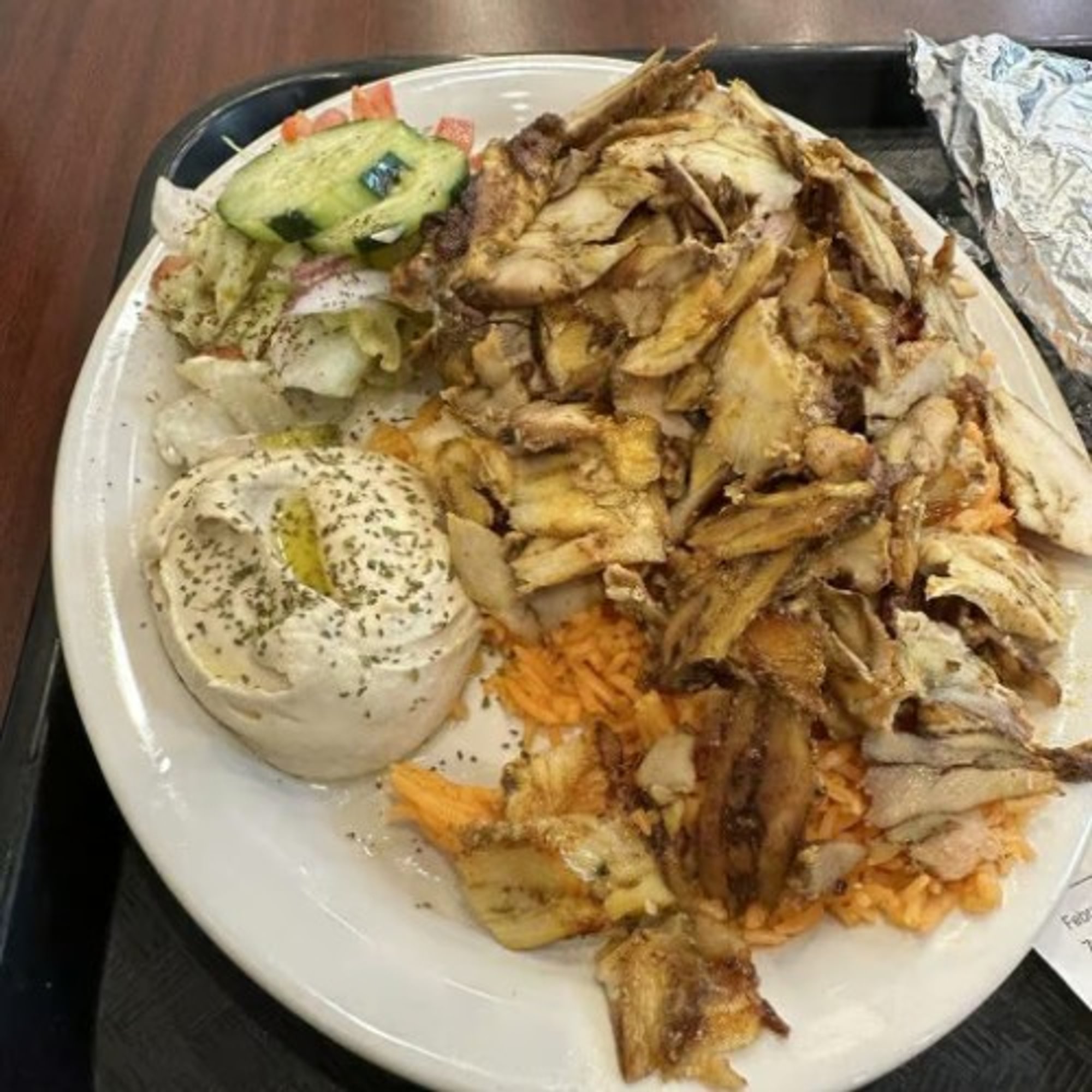 Chicken Shawarma Entree
