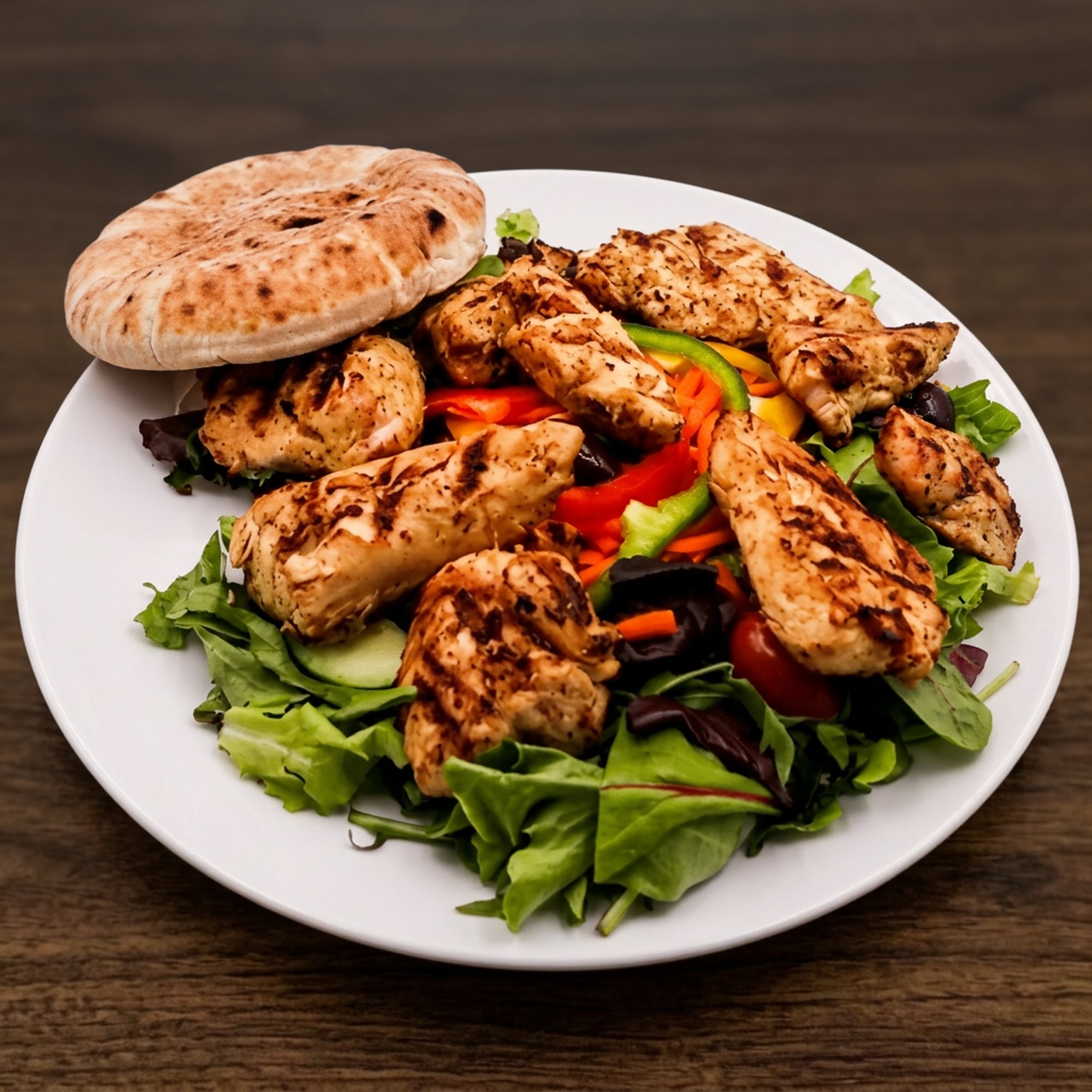 Chicken Kabob Salad