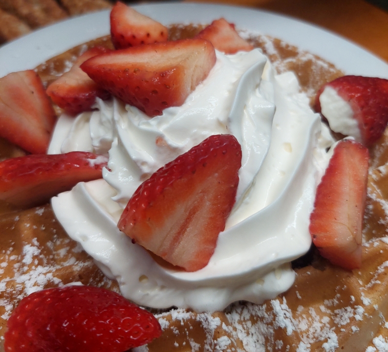 Fresh Strawberry Waffle