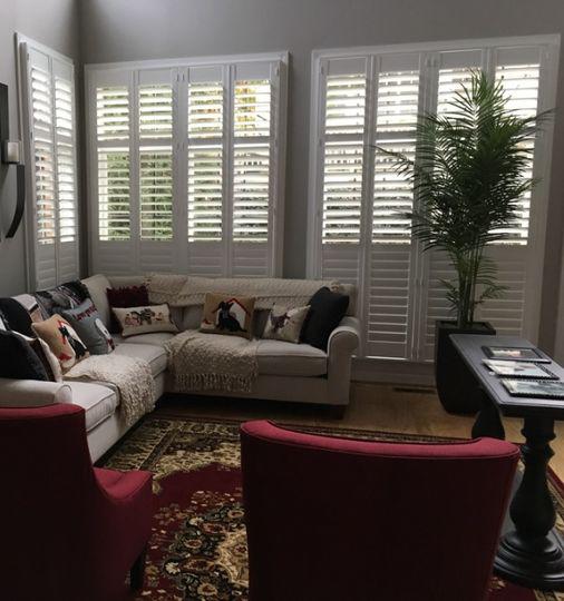 Add clean lines and versatility to your home through the installation of Shutters by Budget Blinds of Fairfax!  BudgetBlindsFairfax  ShutterAtTheBeauty  FreeConsultation  Shutters