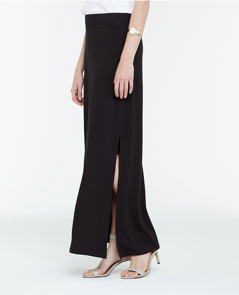Column Maxi Slit Skirt