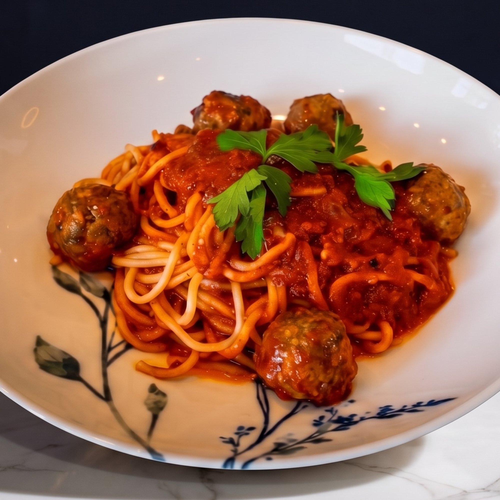 Pasta Spaghetti Meatballs