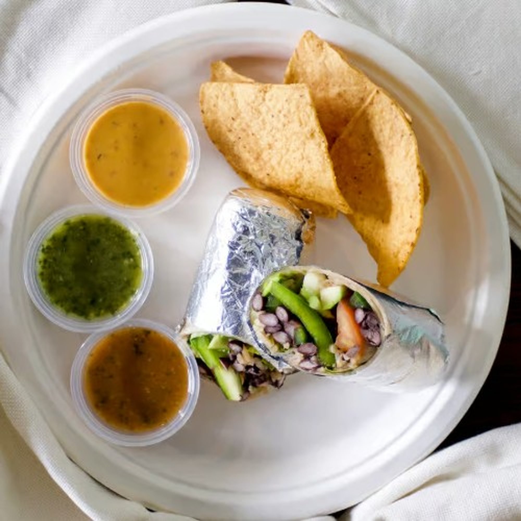 Mixed Vegetables Burrito