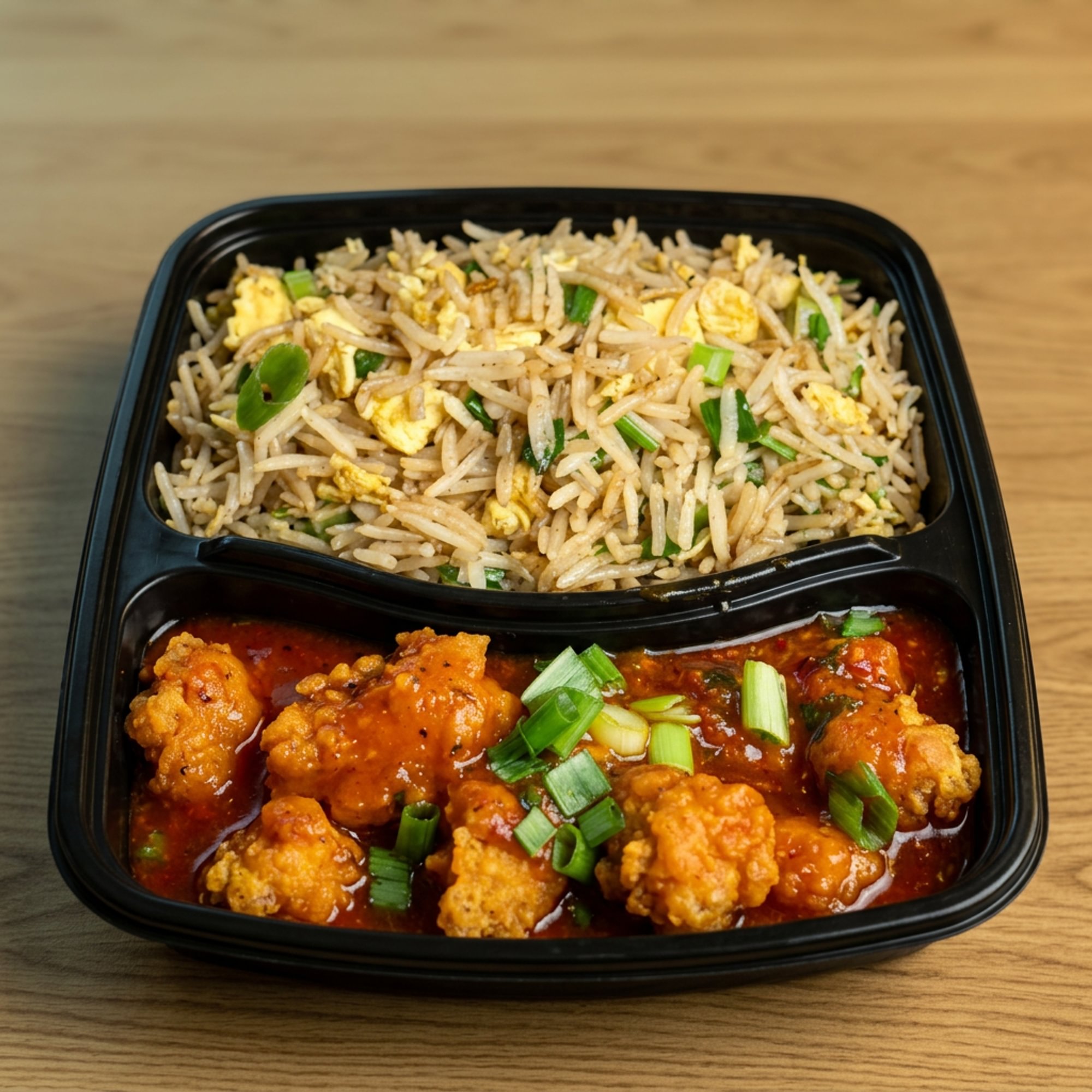 Chilli Chicken with Fried Rice