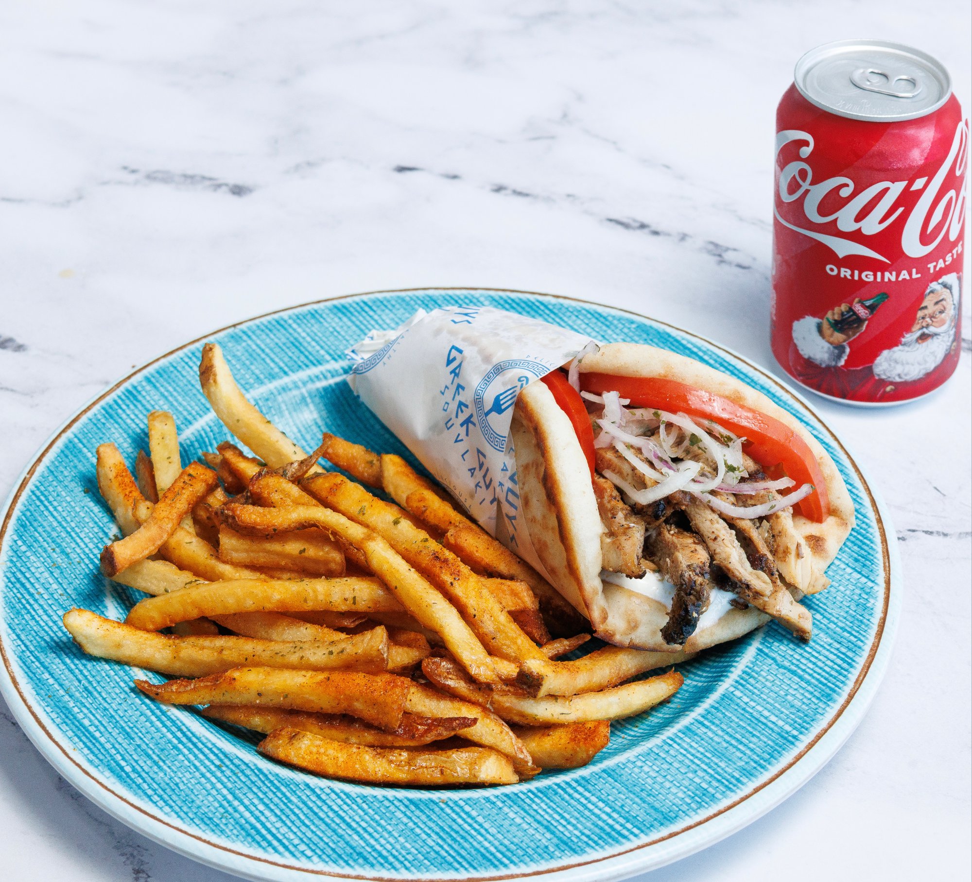 CHICKEN GYRO PITA COMBO