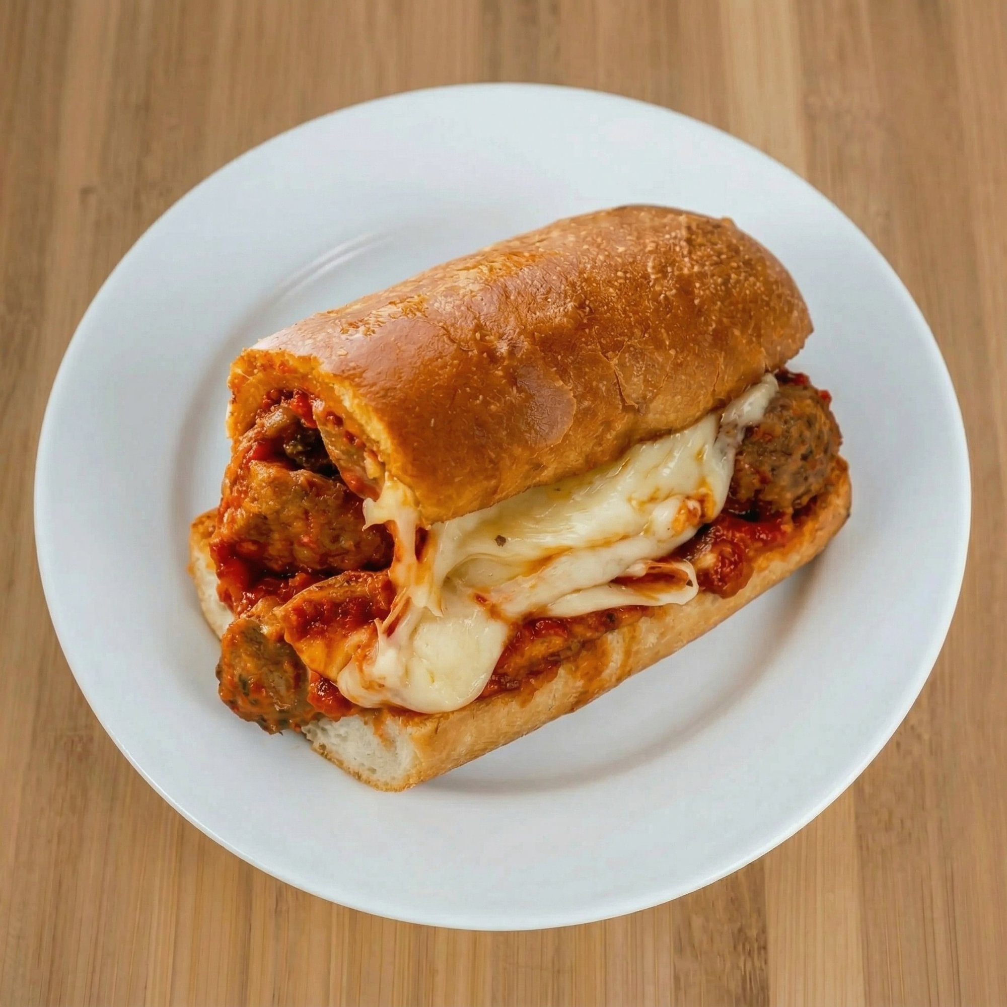 Sausage Parmigiana Sandwich