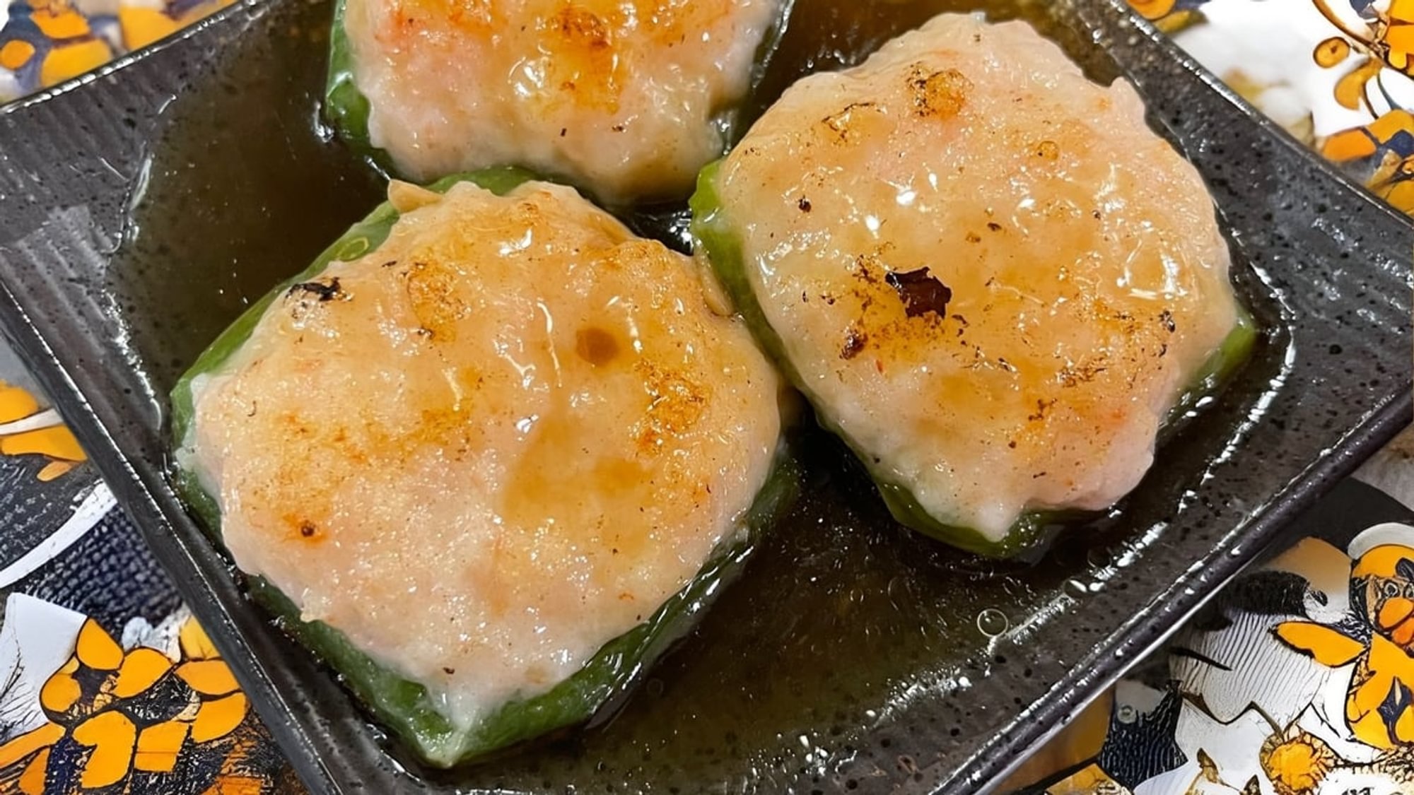 Stuffed Bell Pepper W. Shrimp Paste (3)