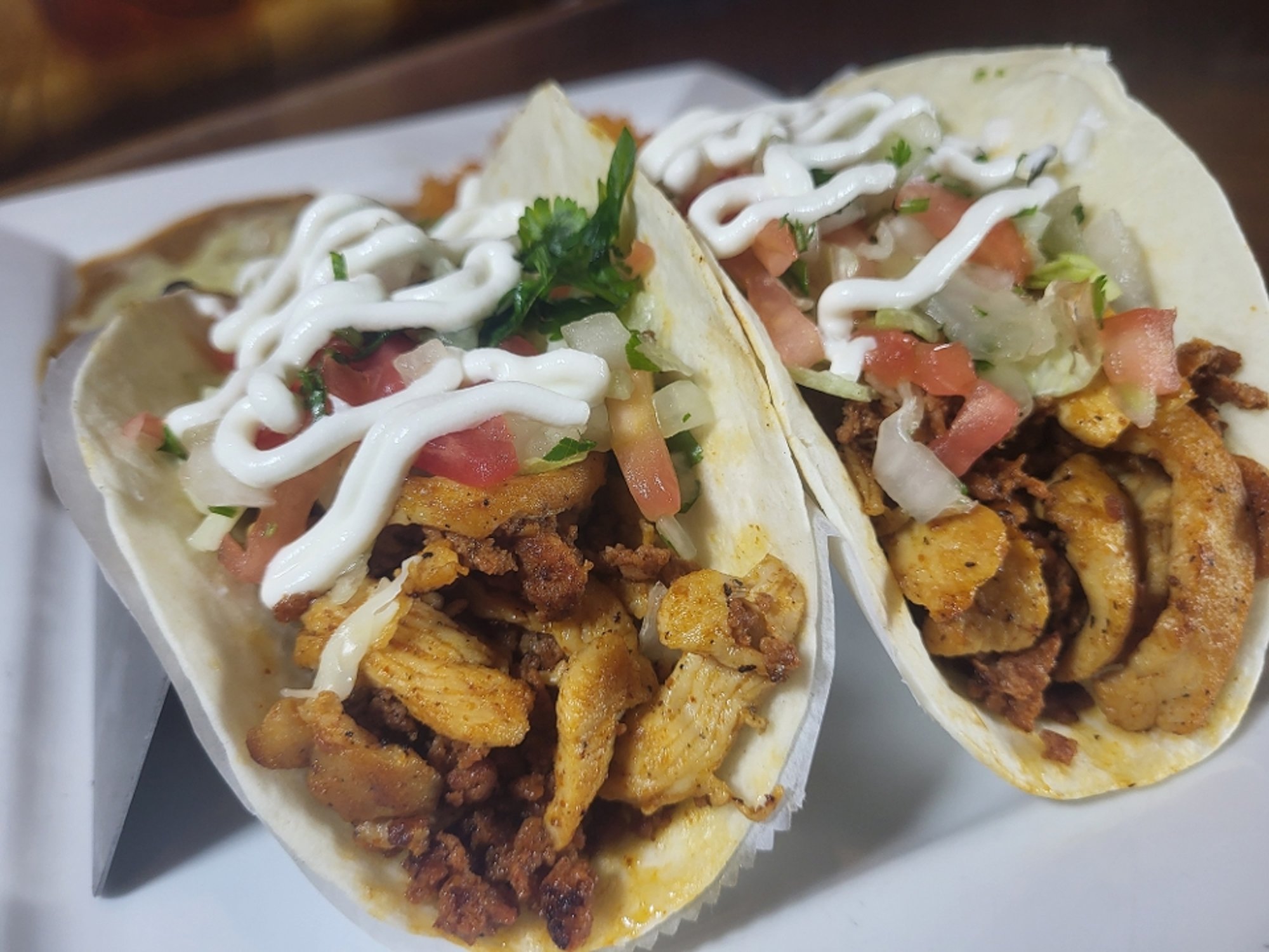Chori-Pollo Tacos