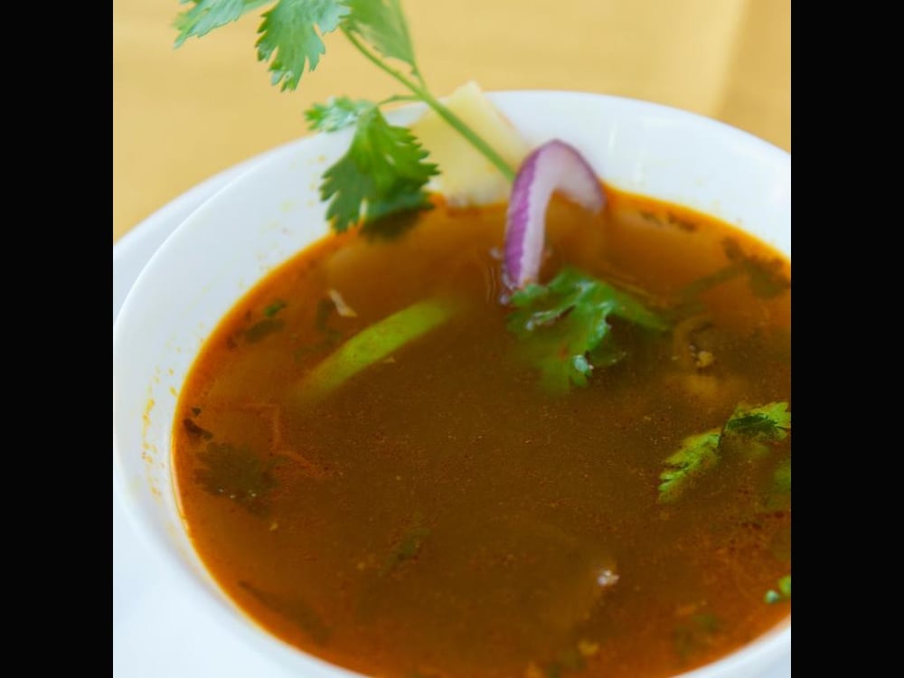 Mutton Bone Soup (Nenju Elumbu Saru)