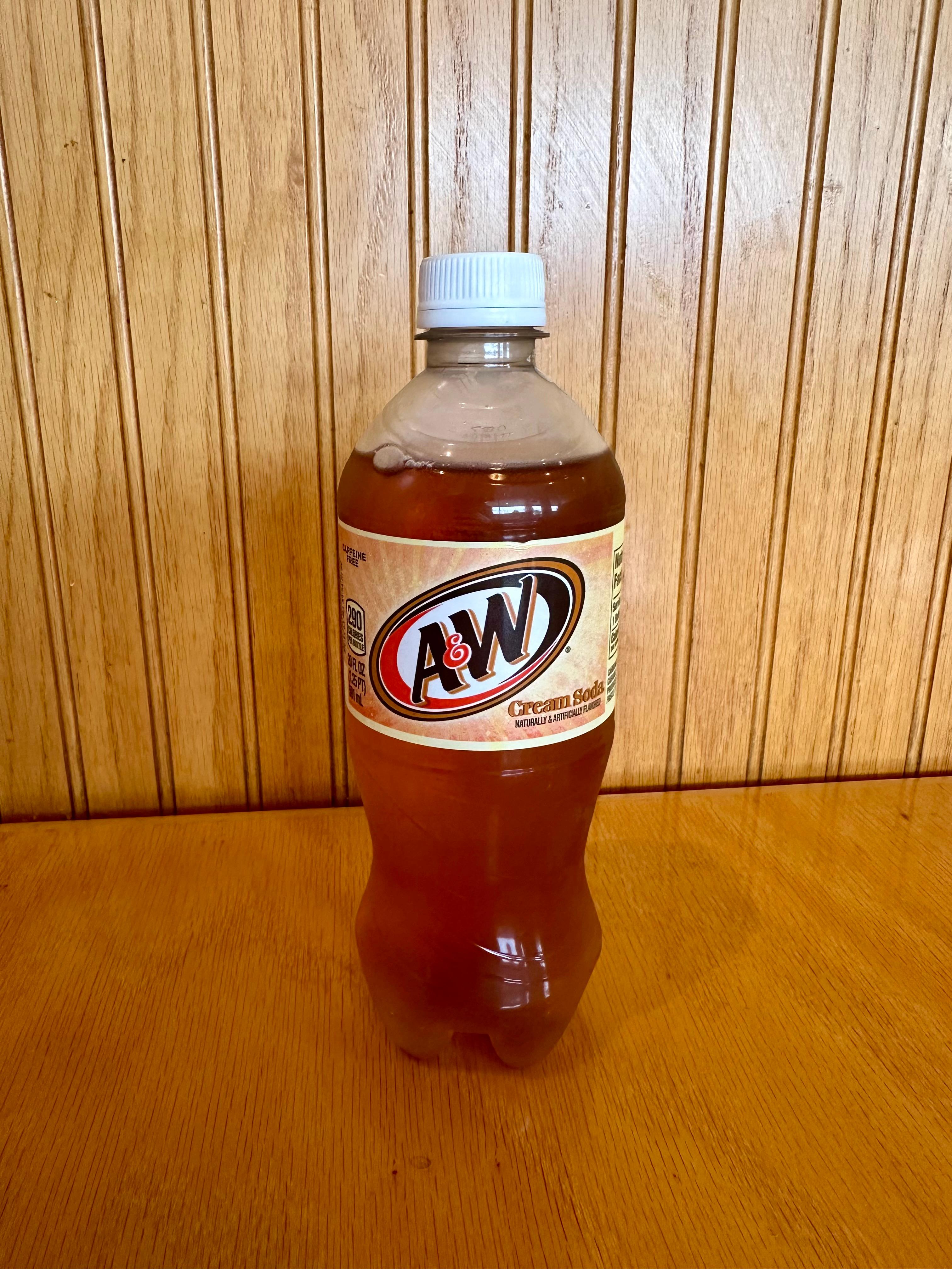 A & W Creme Soda Bottle