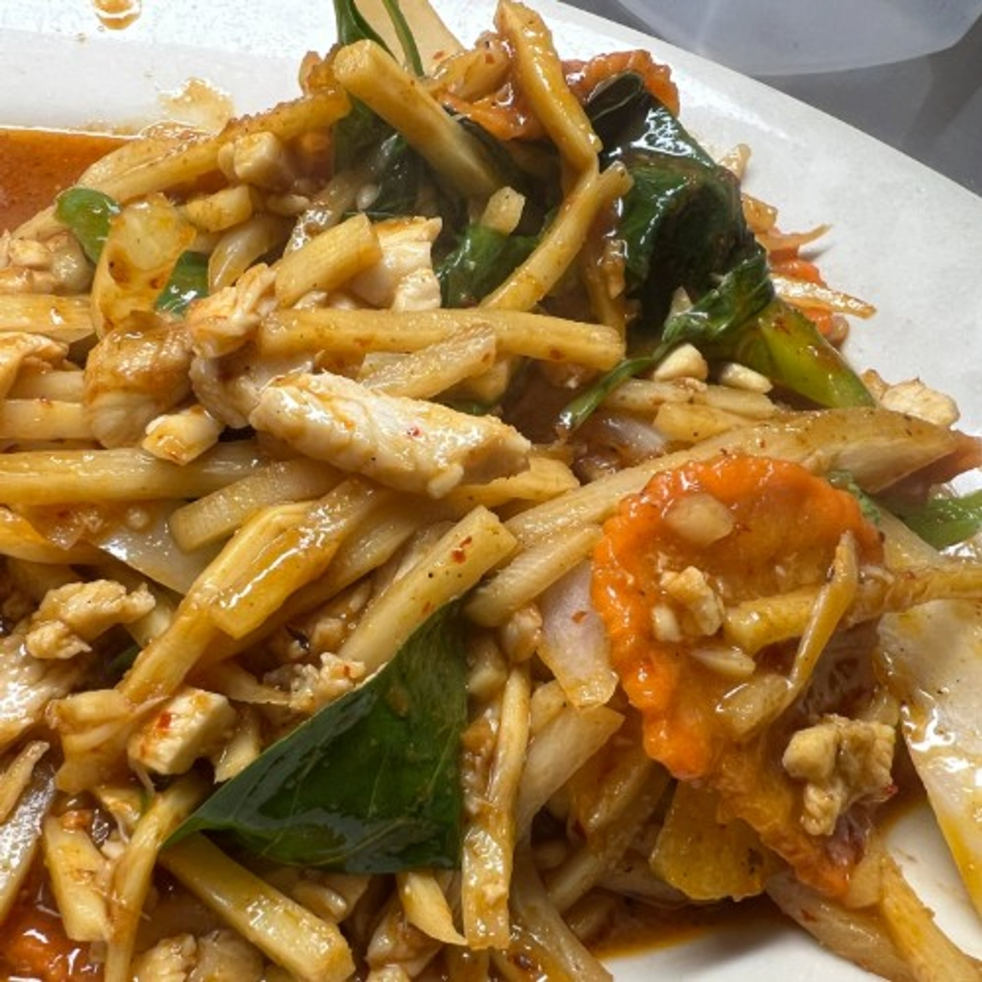 Stir Fry Spicy Bamboo