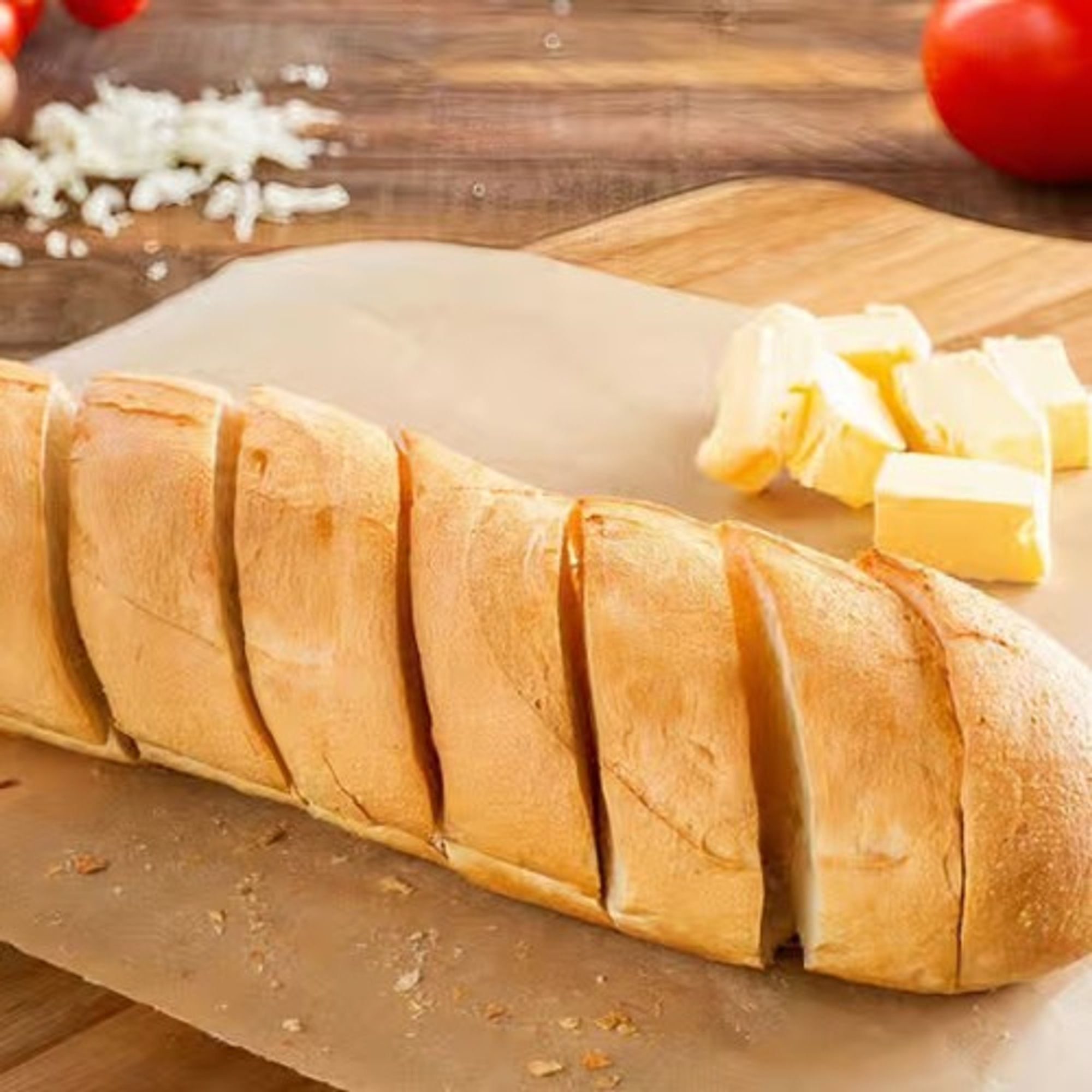 Loaf of Bread with Butter