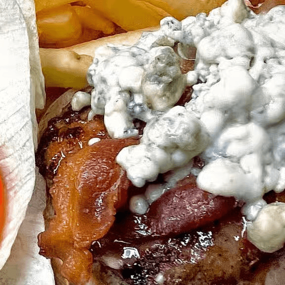 Big Bleu Cajun Burger