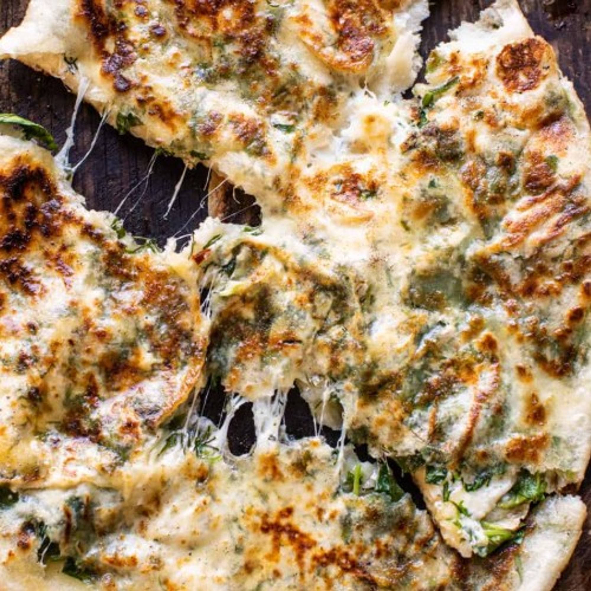 CREAMY SPINACH BLIS KULCHA