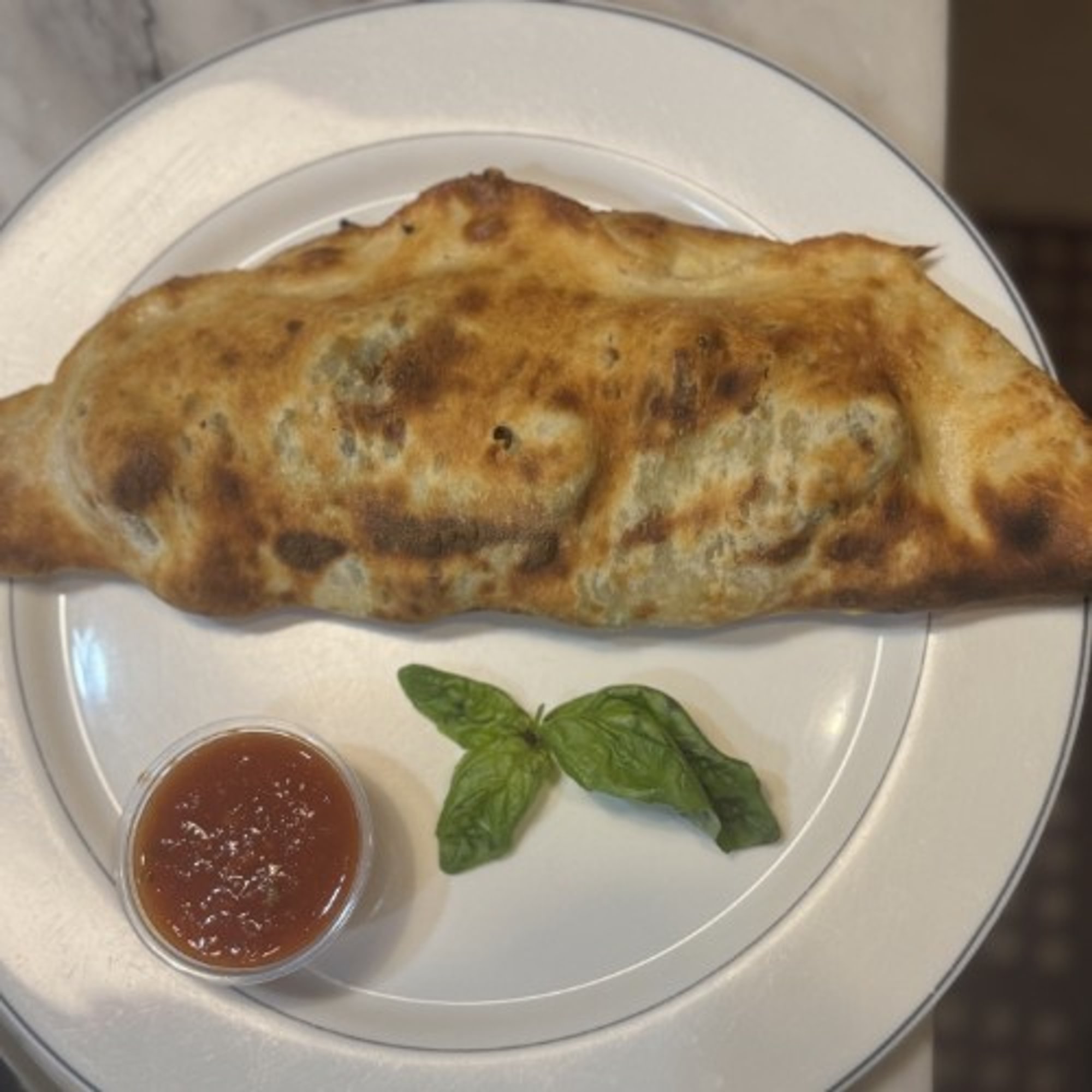 Ricotta and Mozzarella Calzone