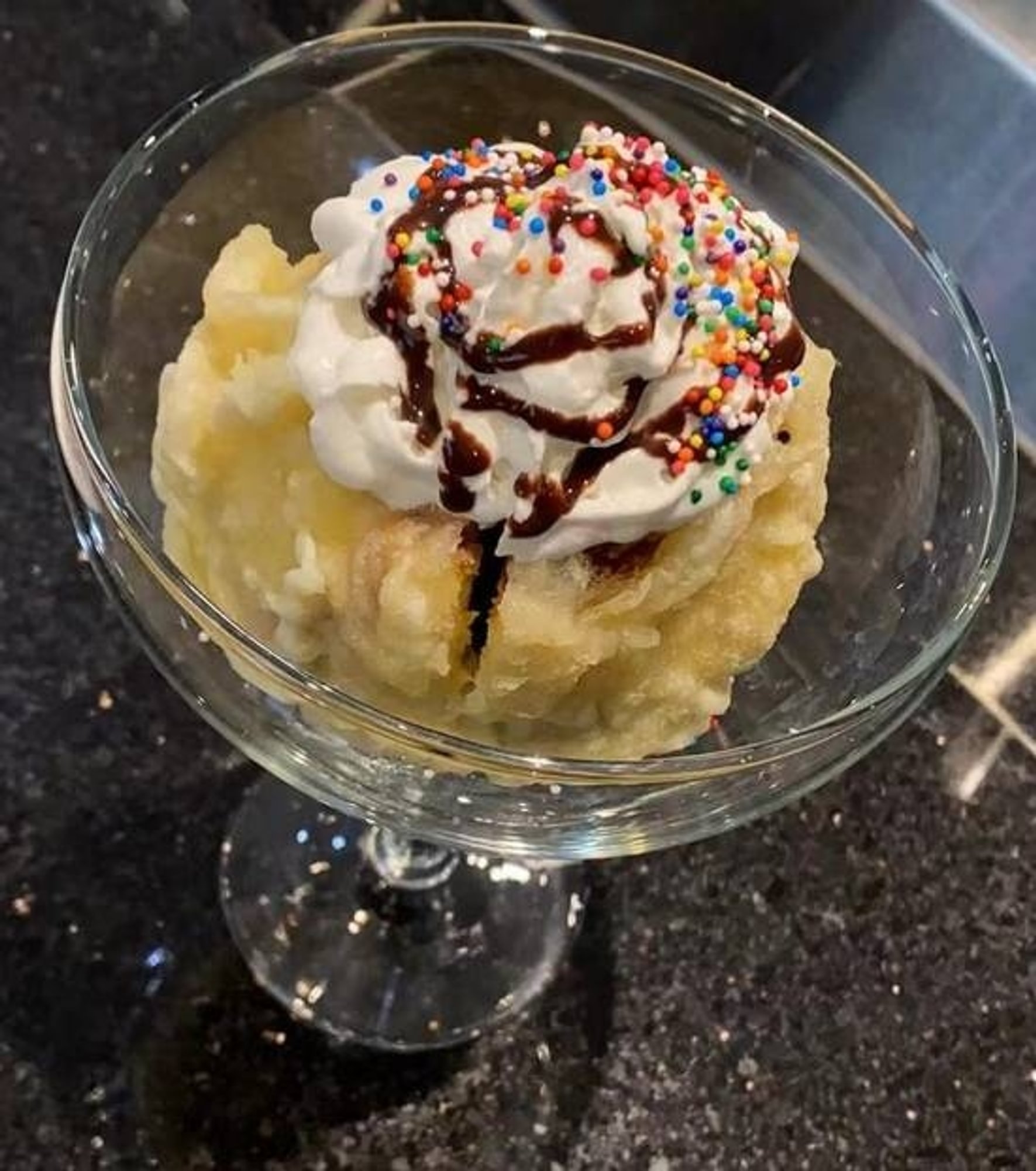 Green Tea Fried Ice Cream