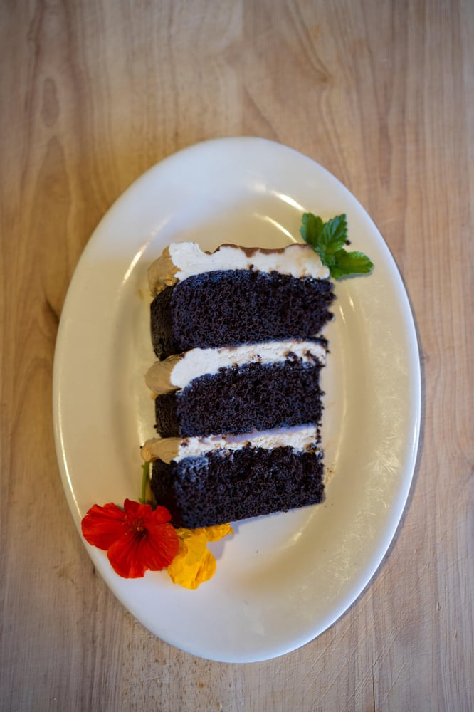Chocolate Caramel Layer Cake