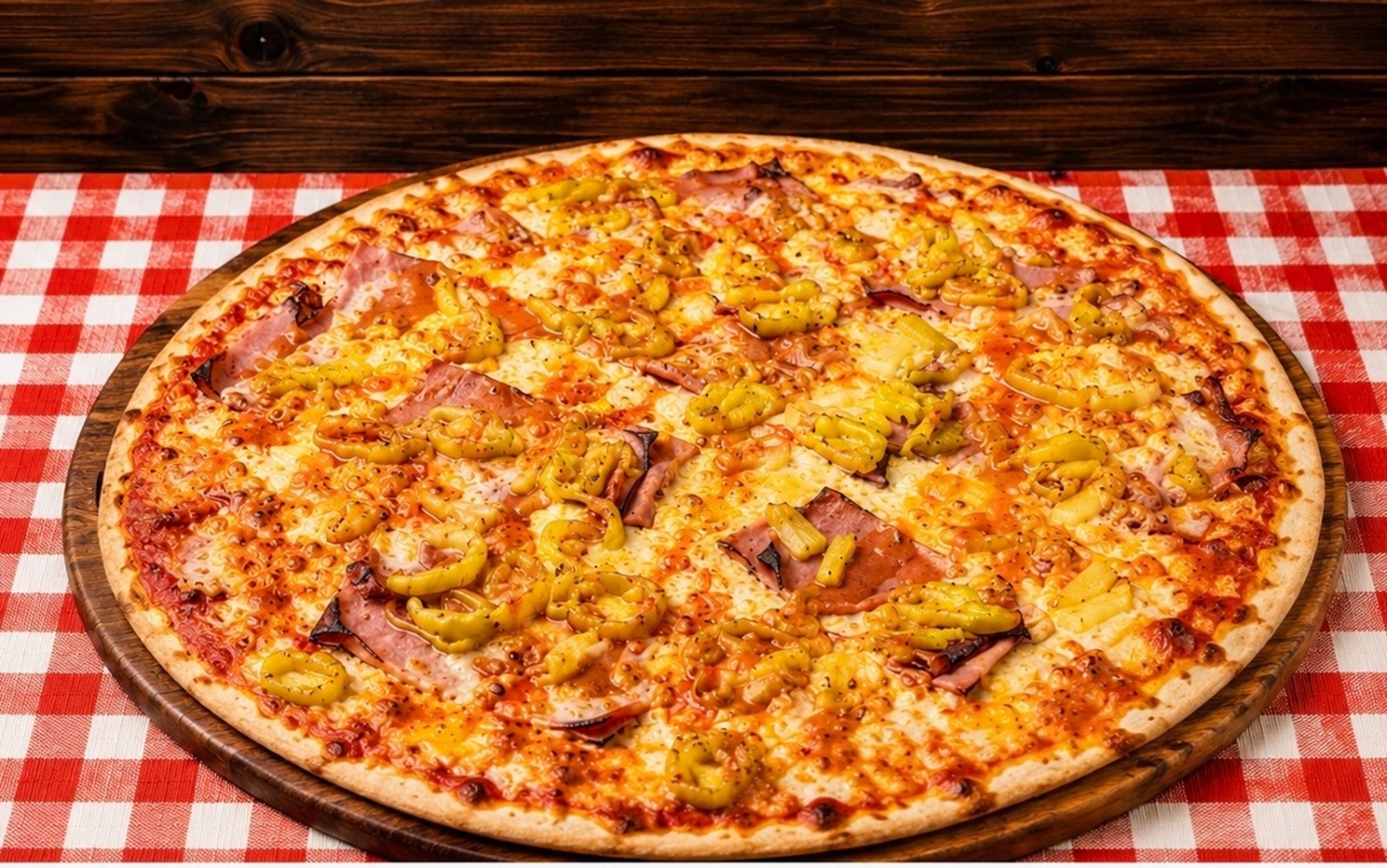 Lg Fiery Hawaiian Pizza 14 (Italian Style)