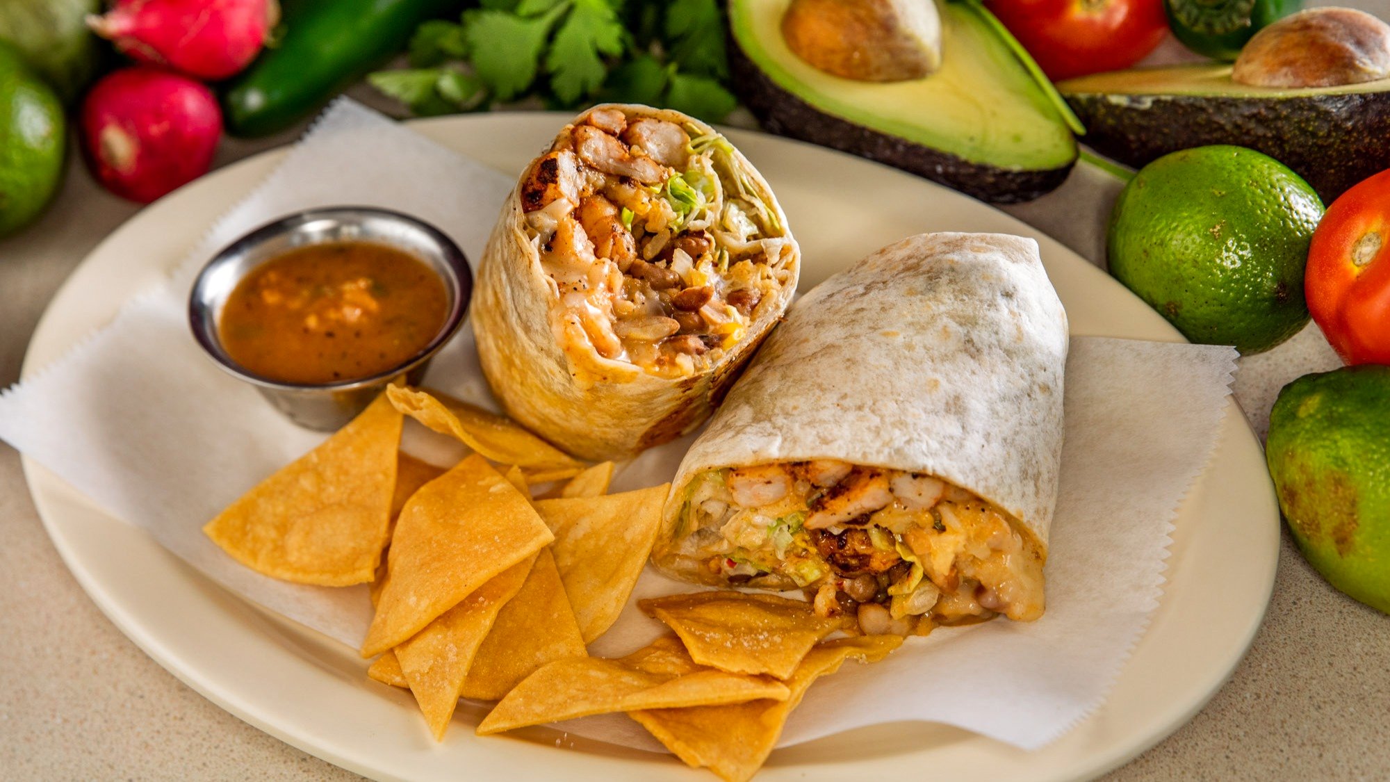 Cecina Burrito