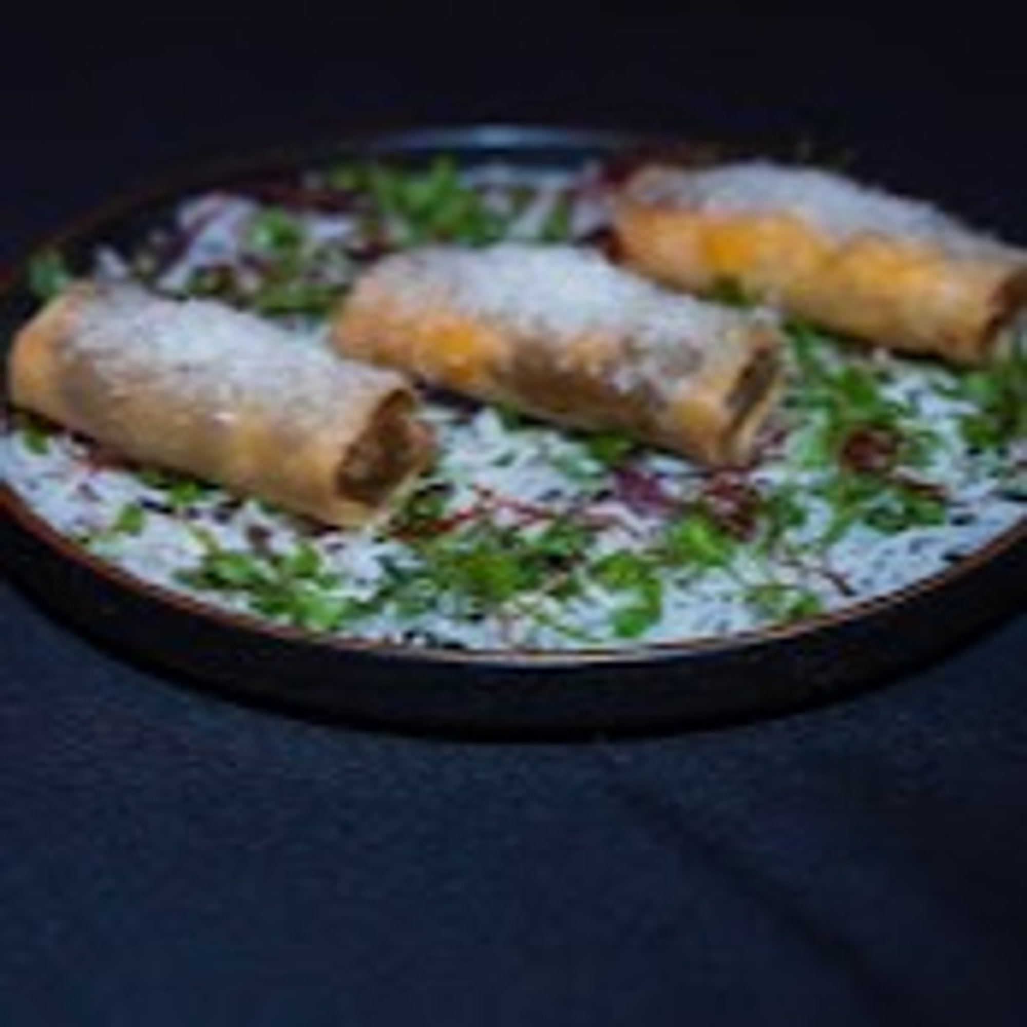Parmesan Beef Spring Rolls
