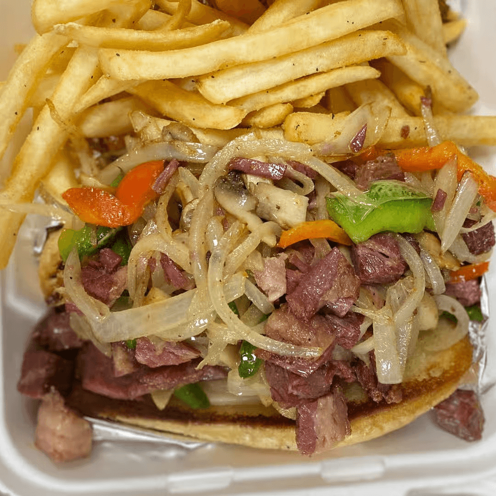 Corned Beef Philly Sandwich
