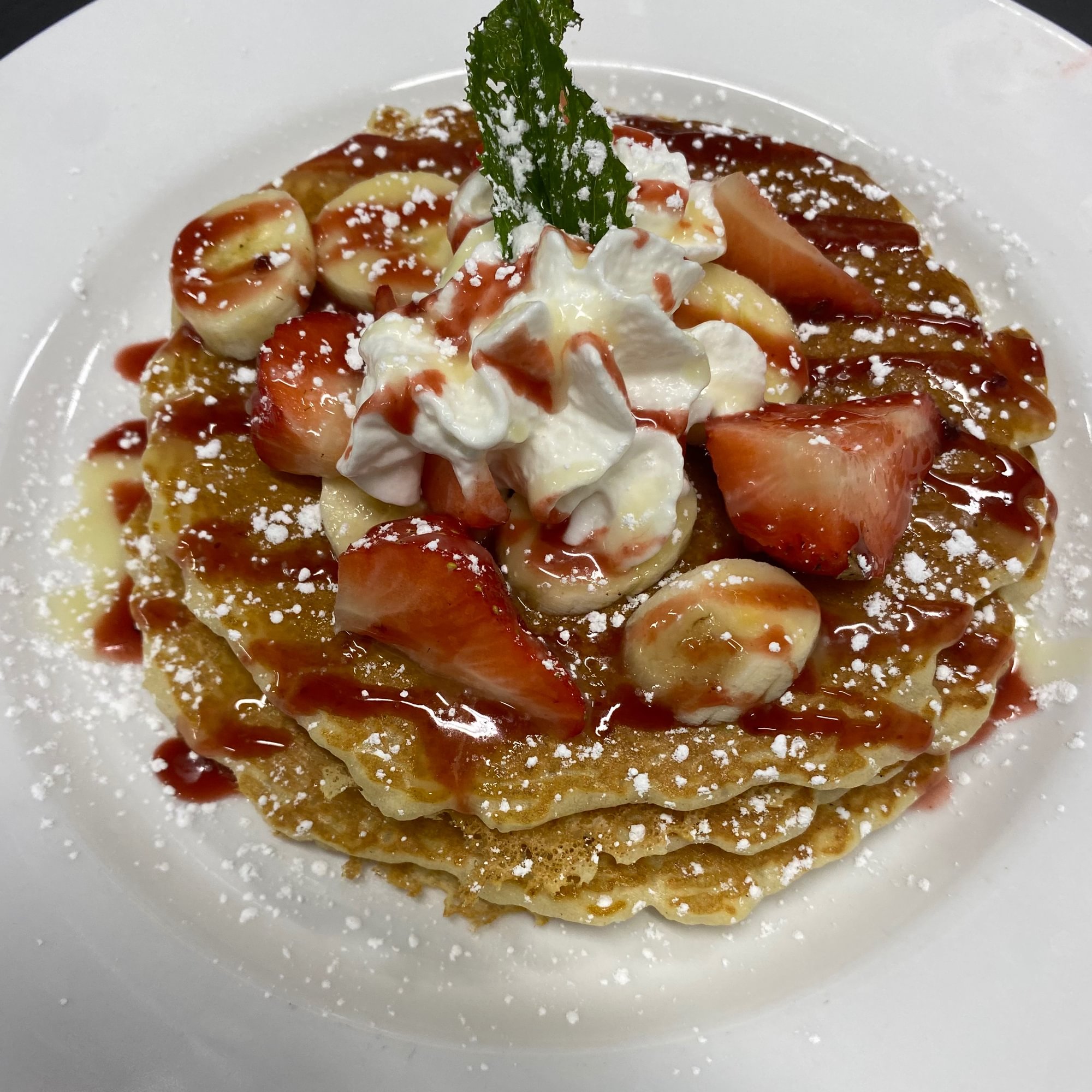 Strawberry Banana Pancakes