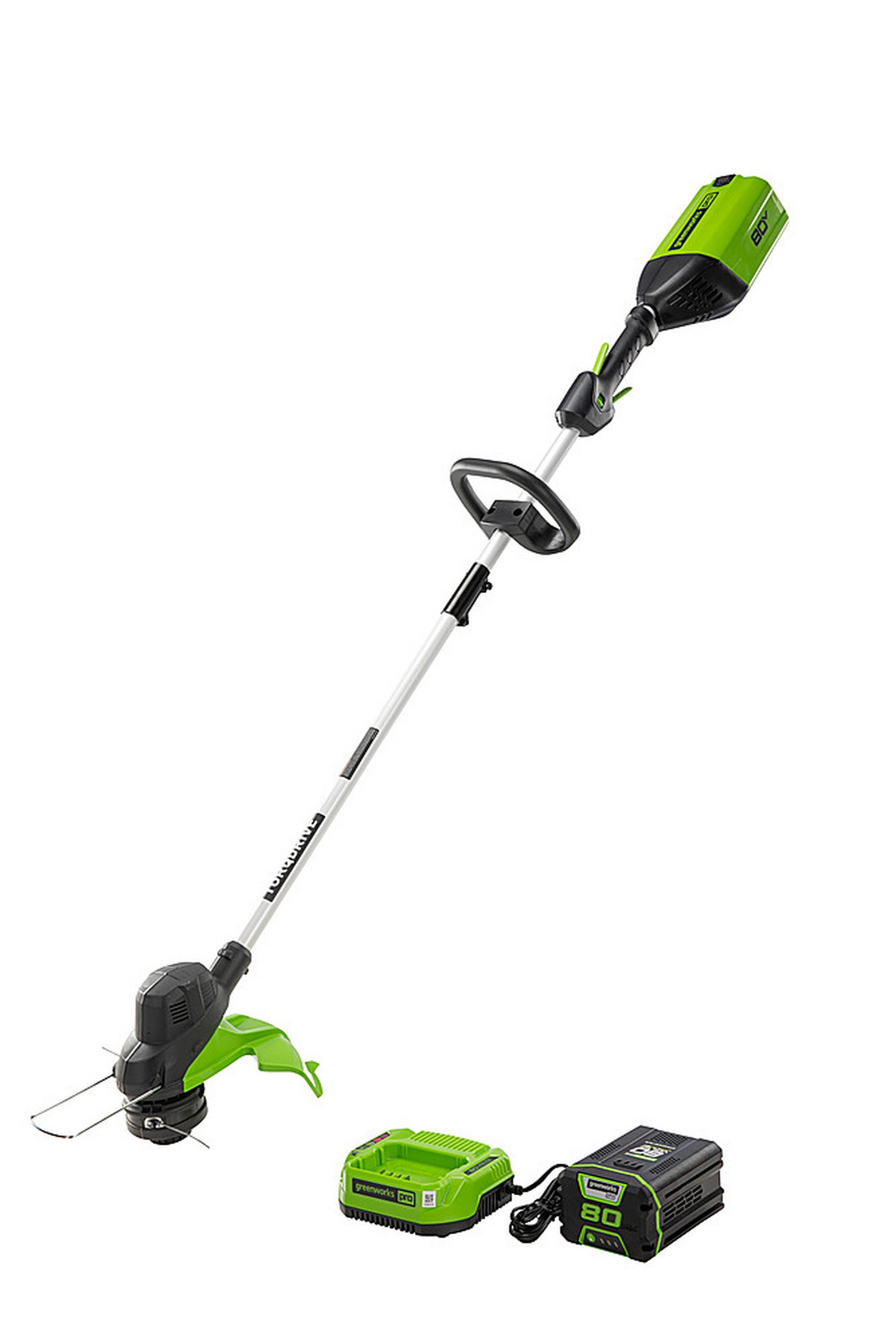 80V 13” TORQDRIVE String Trimmer with 2.0 Ah Battery and Charger - Green