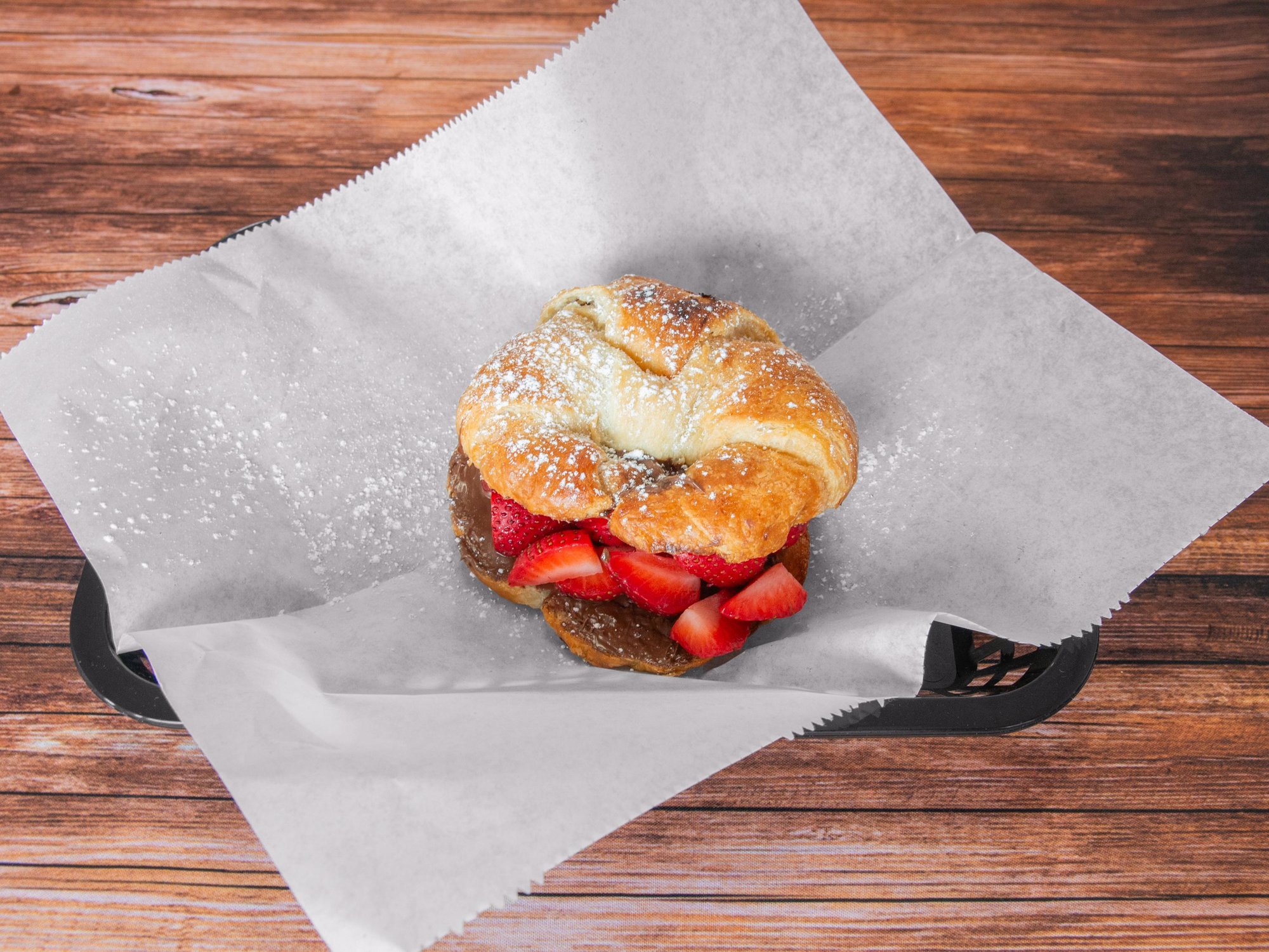 Nutella Croissant w/ Strawberries