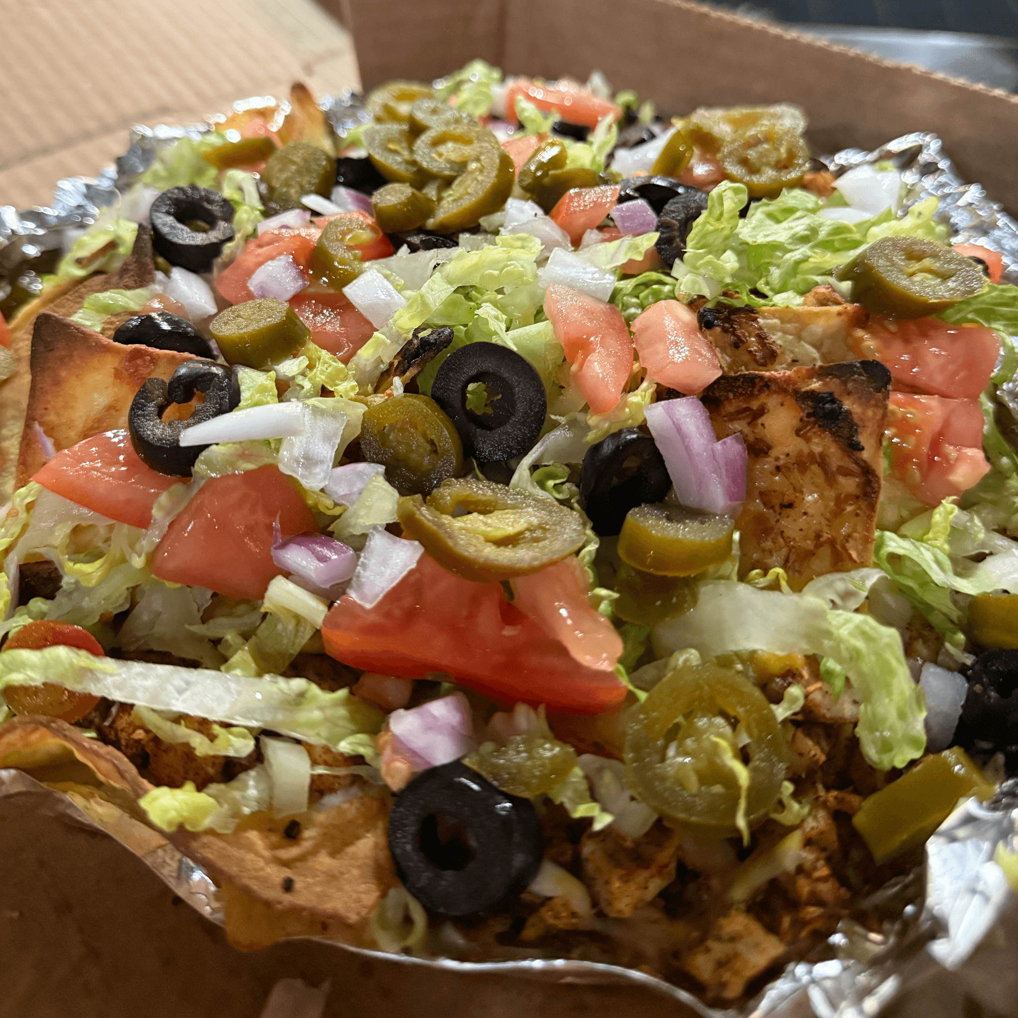 Cluster Bomb Nachos