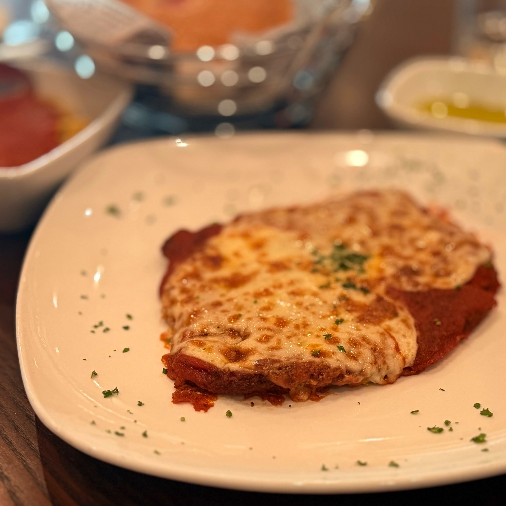 Veal Parmigiana-Lunch.