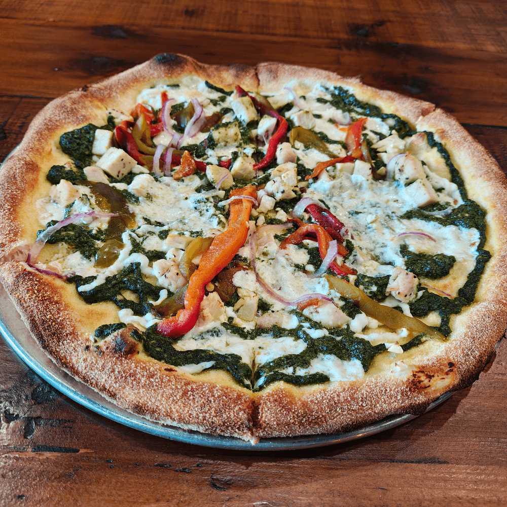 Pesto Chicken Pizza