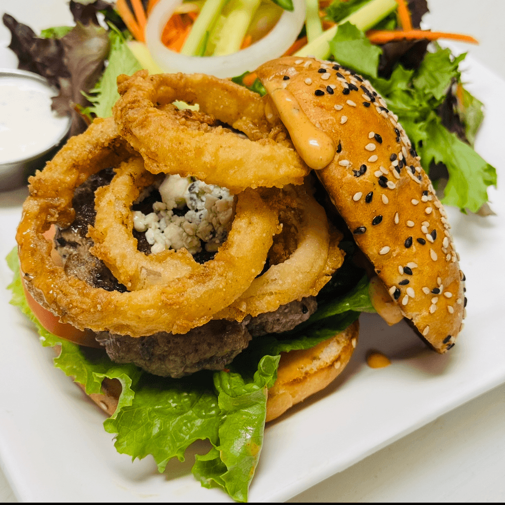 Black and Bleu Burger