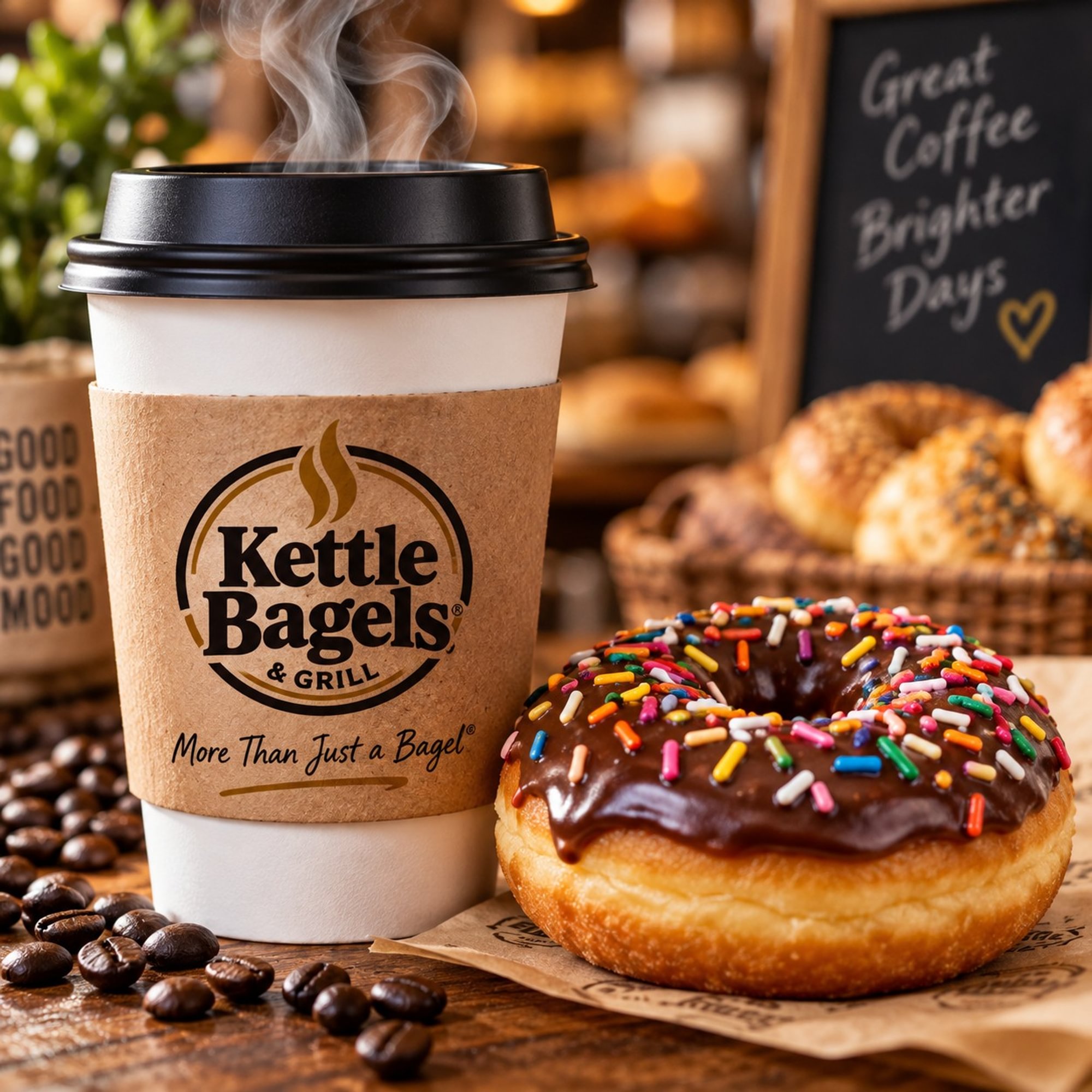 1 Large HOT Coffee & 1 Kettle DONUT *Special!!!*