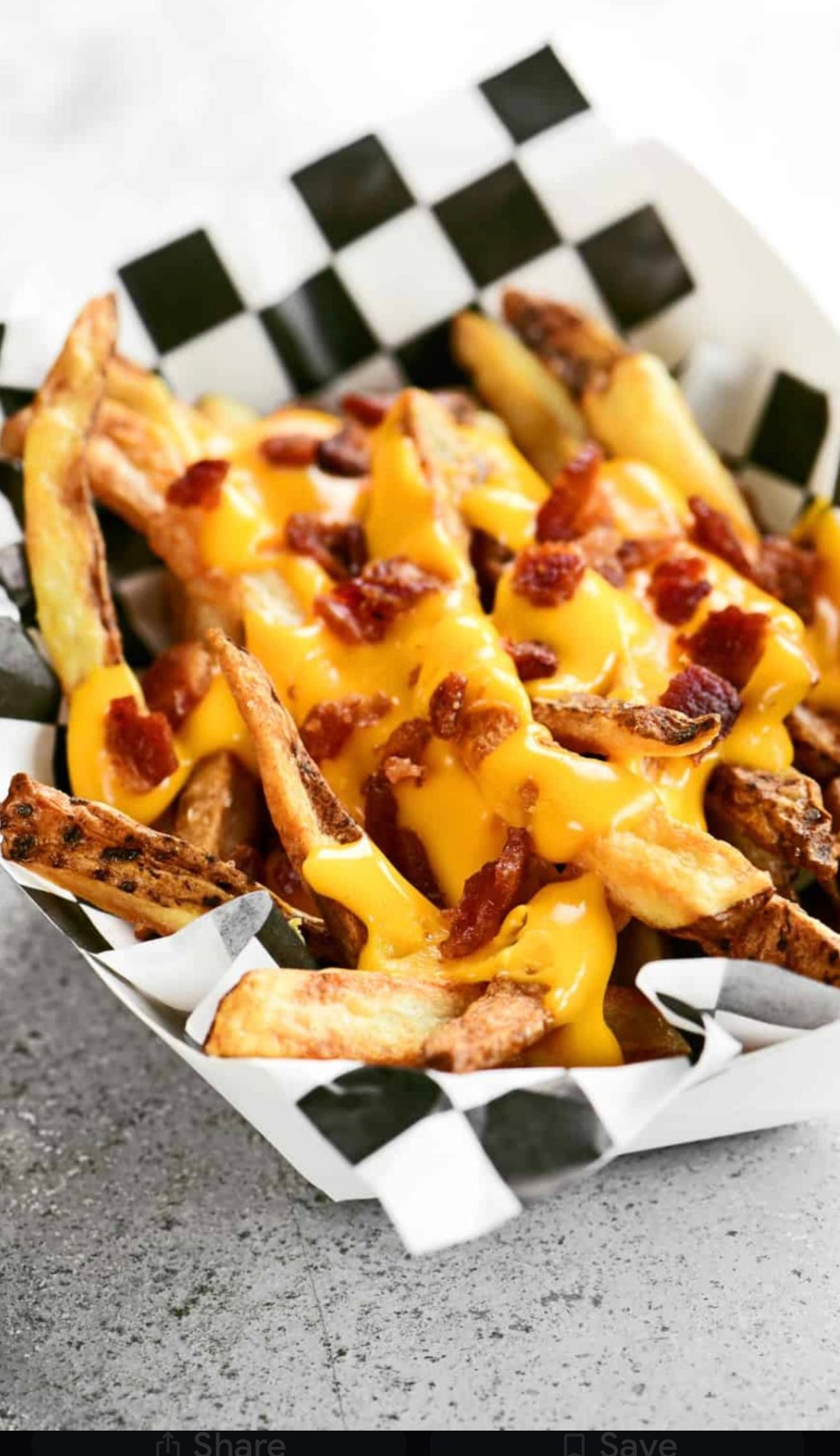 CHEESE FRIES W/ BACON