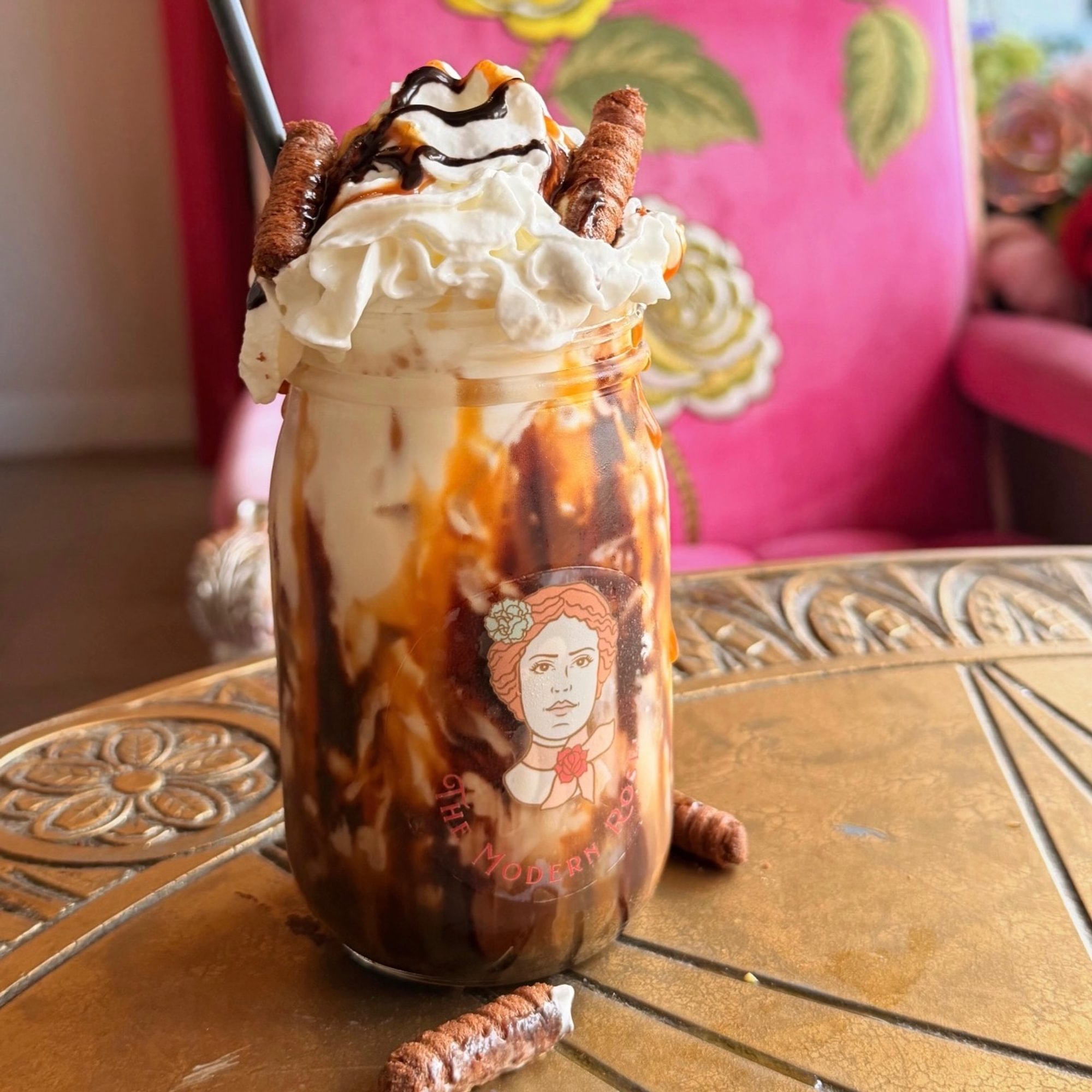 Salted Chocolate Bites Latte