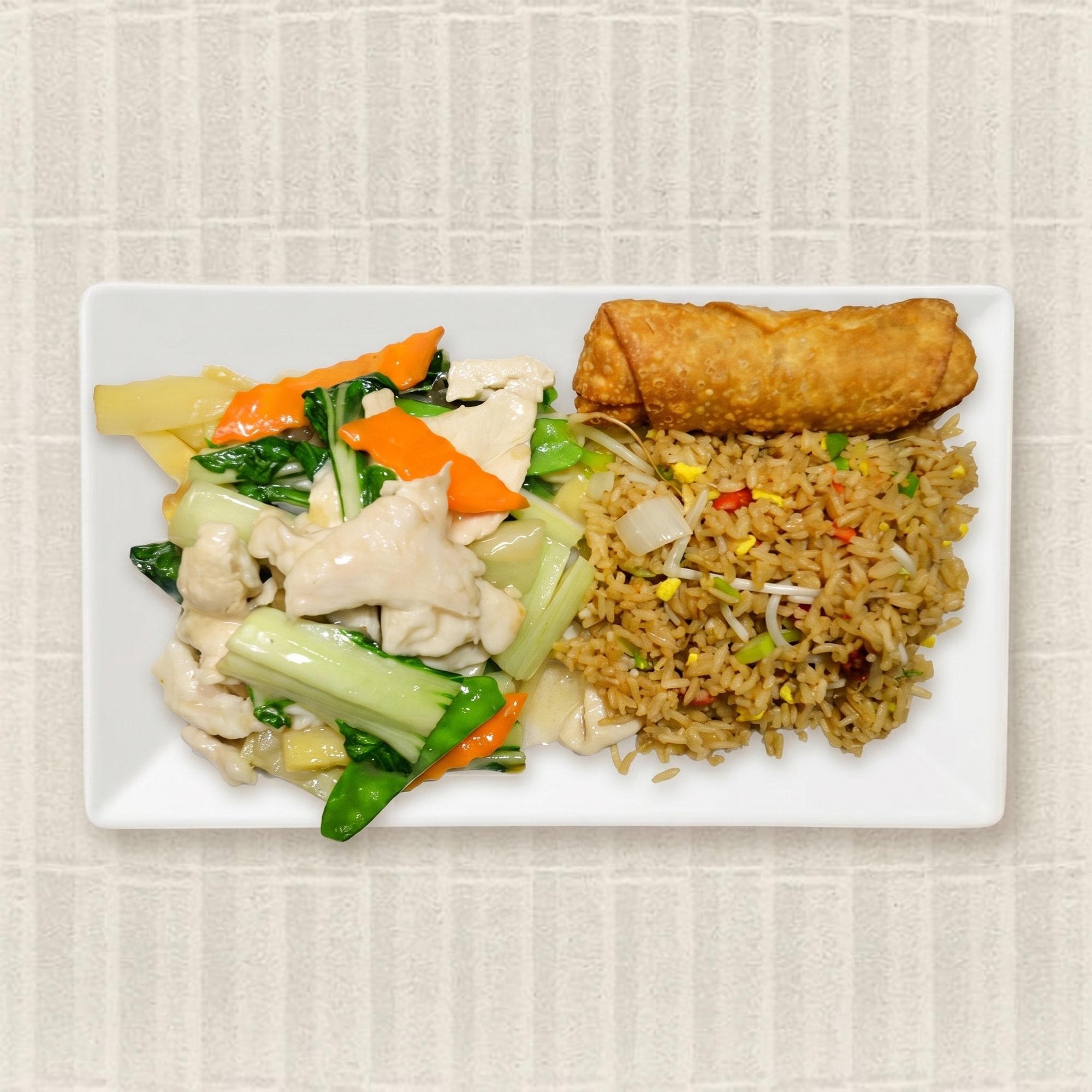 9. Moo Goo Gai Pan Platter